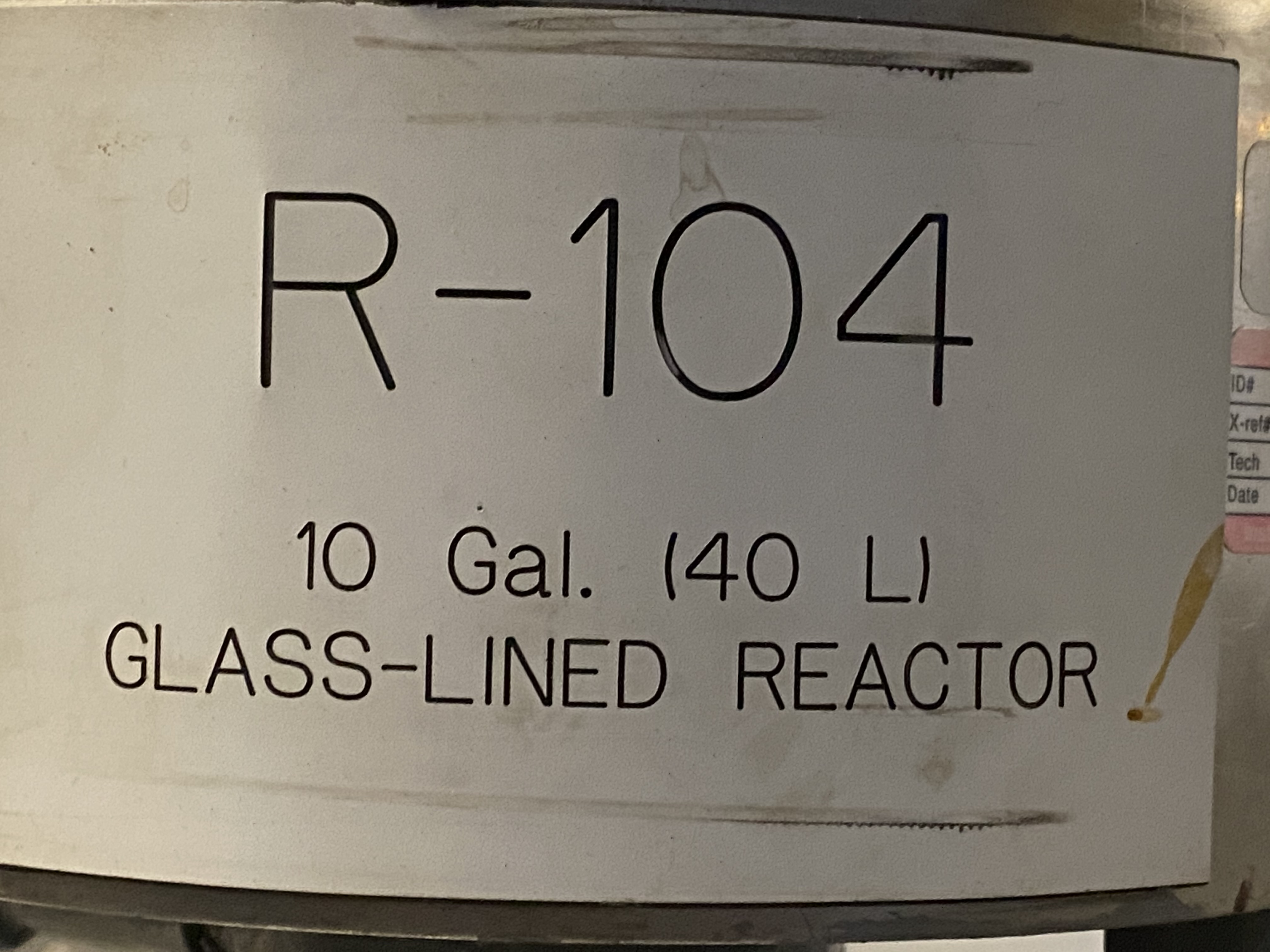 Glasslined Pfaudler Batch-Type Agitated Reactor - IPP# 235702