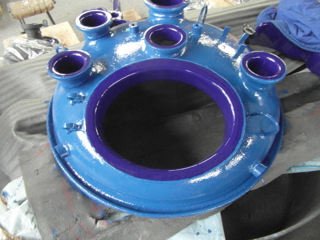 Glasslined  Main Cover Glass Lined Parts
