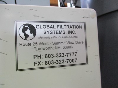 Global Filtration Systems GE-1254-AL2-2X 2R Cartridge And Candle Filter - IPP# 235951