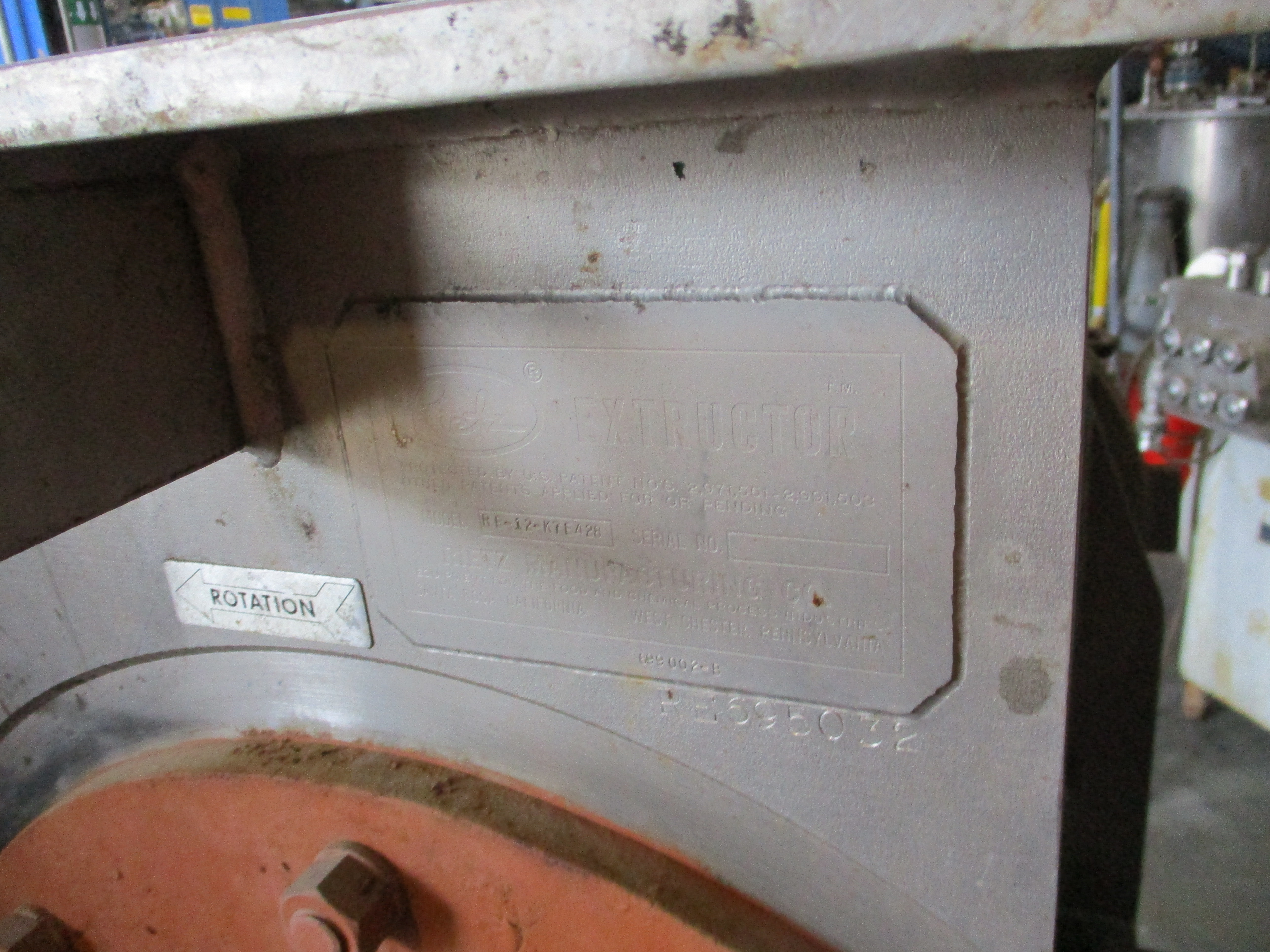 Stainless Steel 316 Reitz RE-12-K7E428 Granulator/Disintegrator Pulverizer - IPP# 235984
