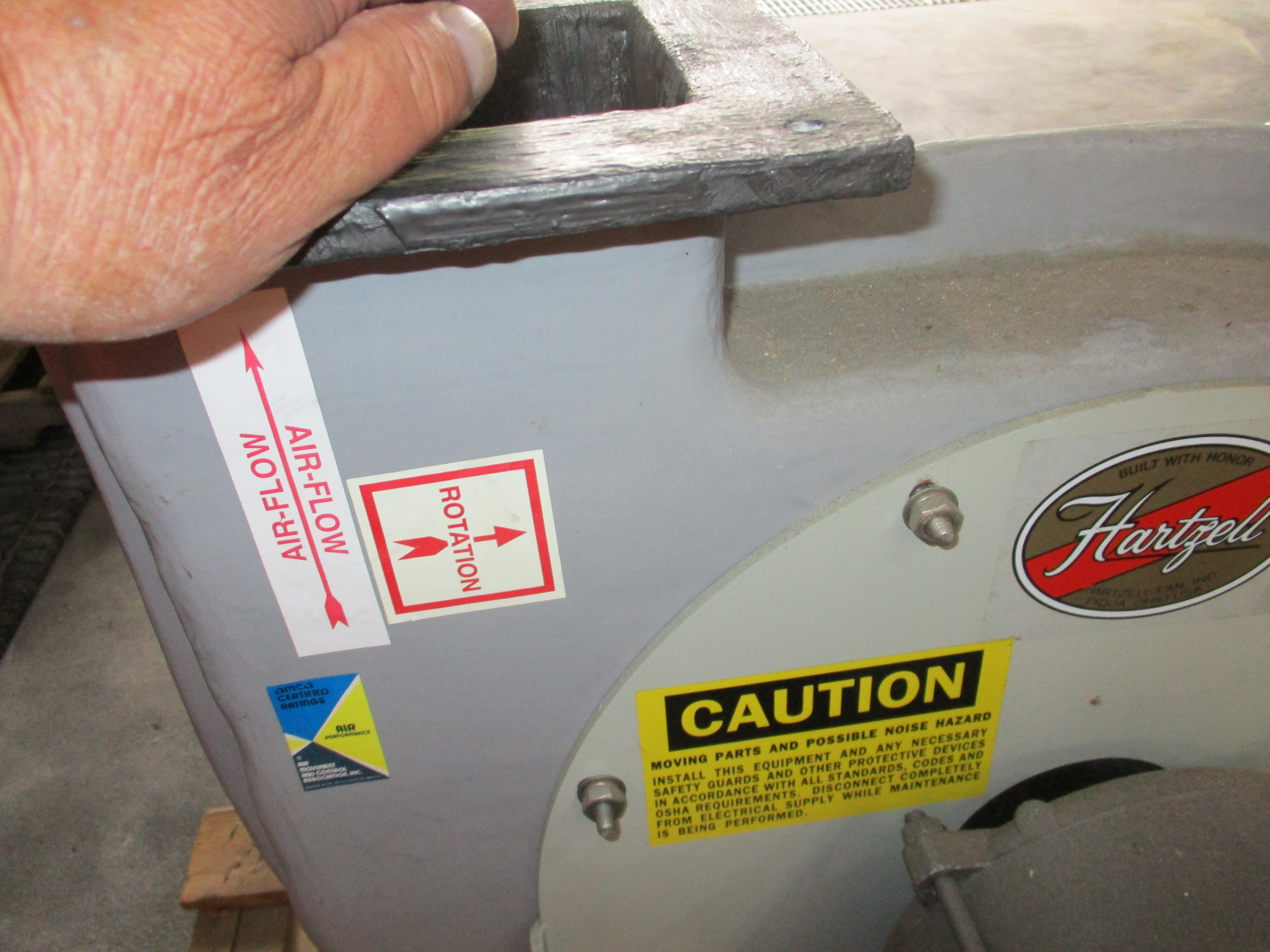 Unused Fiberglass Hartzell Fan Co. 42-14-FH3 Blower - IPP# 235986