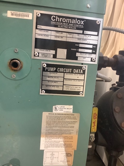 Chromalox CHPES-036ASF10-483 Steam Boiler - IPP# 235918
