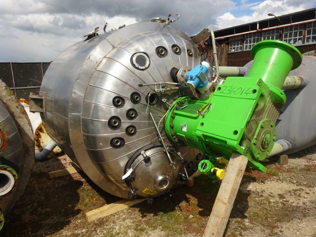 Stainless Steel 316 Clad Albi TUV Batch-Type Agitated Reactor - IPP# 236014