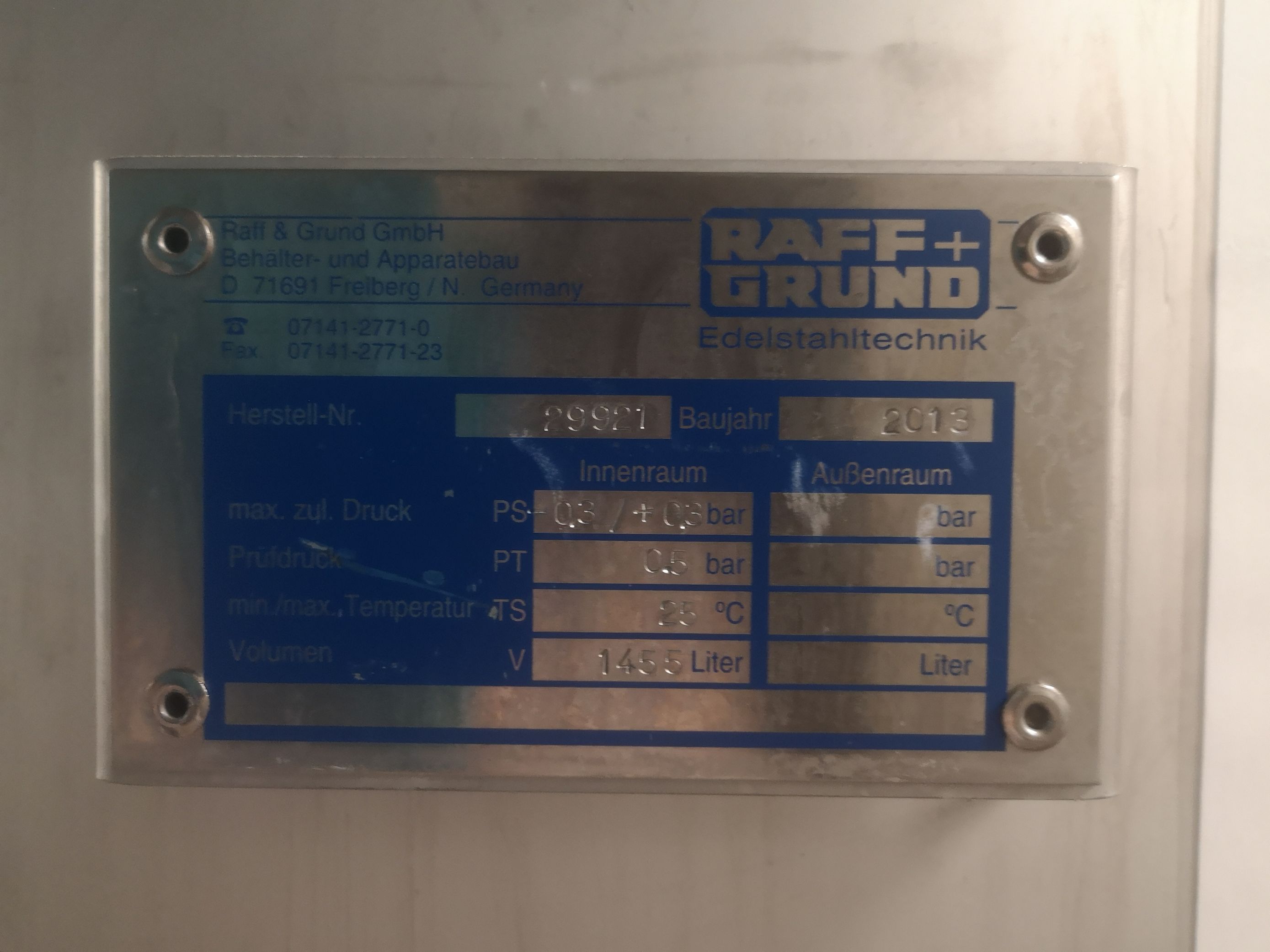  Shell and Tube Heat Exchanger 40 m² (430.6 ft²) Stainless Steel 316 For Sale - IPP# 236123