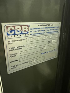 Stainless Steel Other Decanter CD 40 I SP Centrifuge-Solid Bowl-Decanter - IPP# 238371