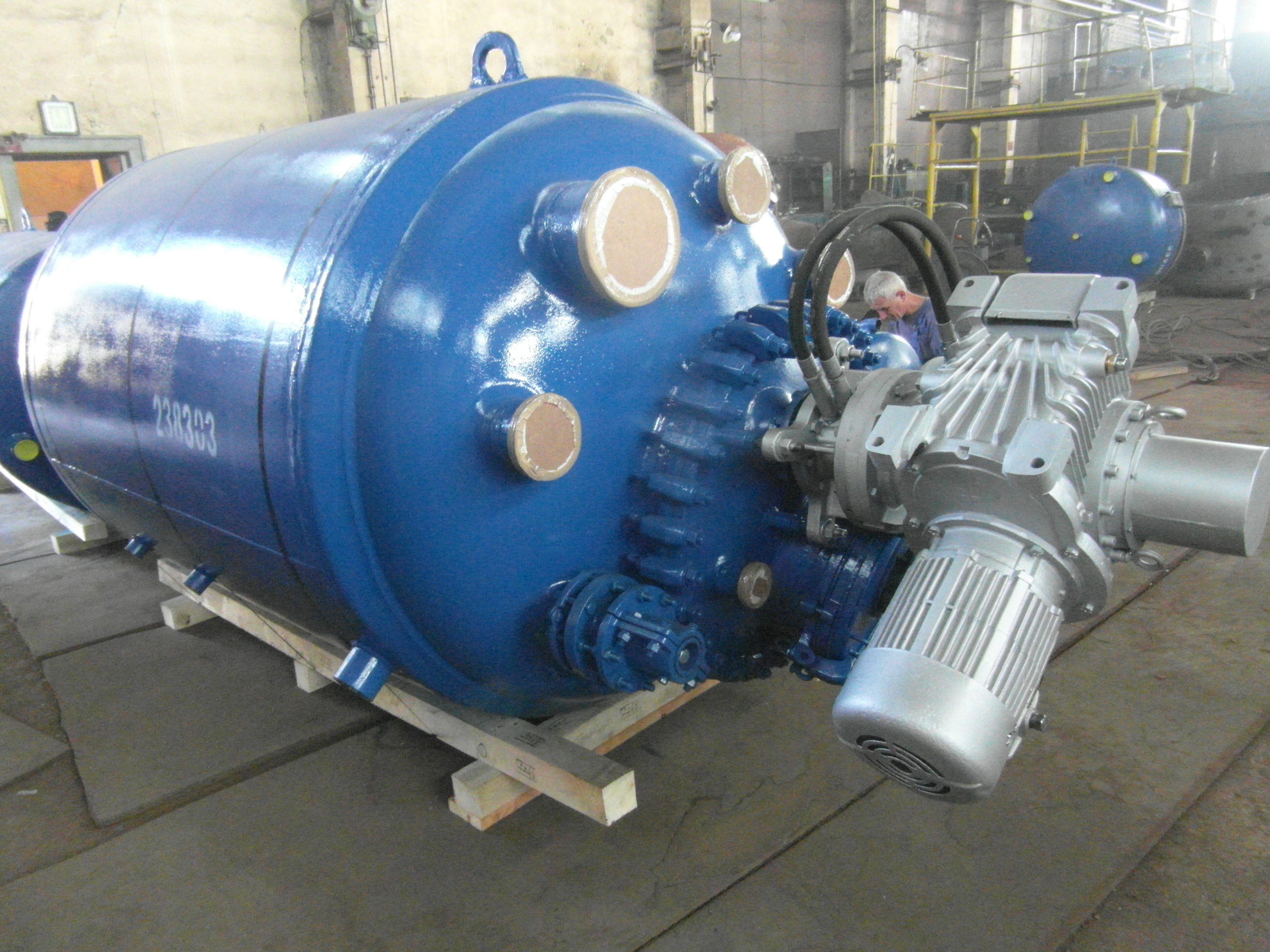 Glasslined Pfaudler RA Batch-Type Agitated Reactor - IPP# 238303