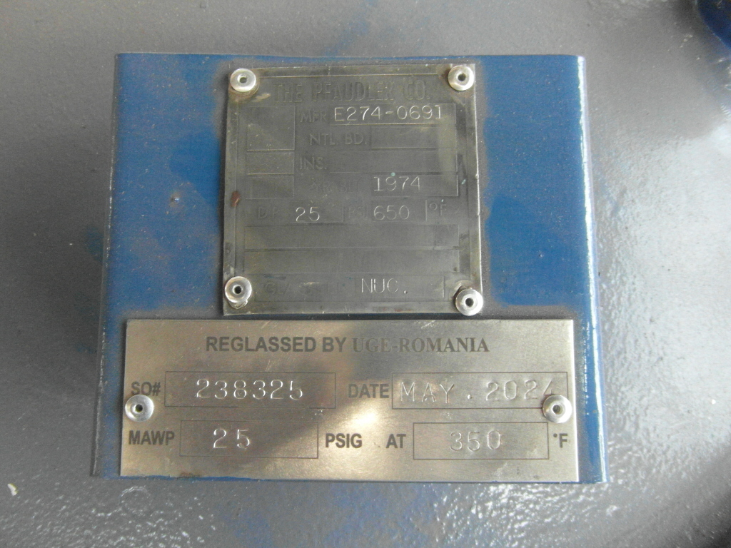 Glasslined Tank Cover Glass Lined Parts - IPP# 238325