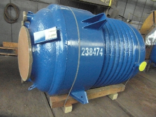 Glasslined Pfaudler RA Batch-Type Agitated Reactor
