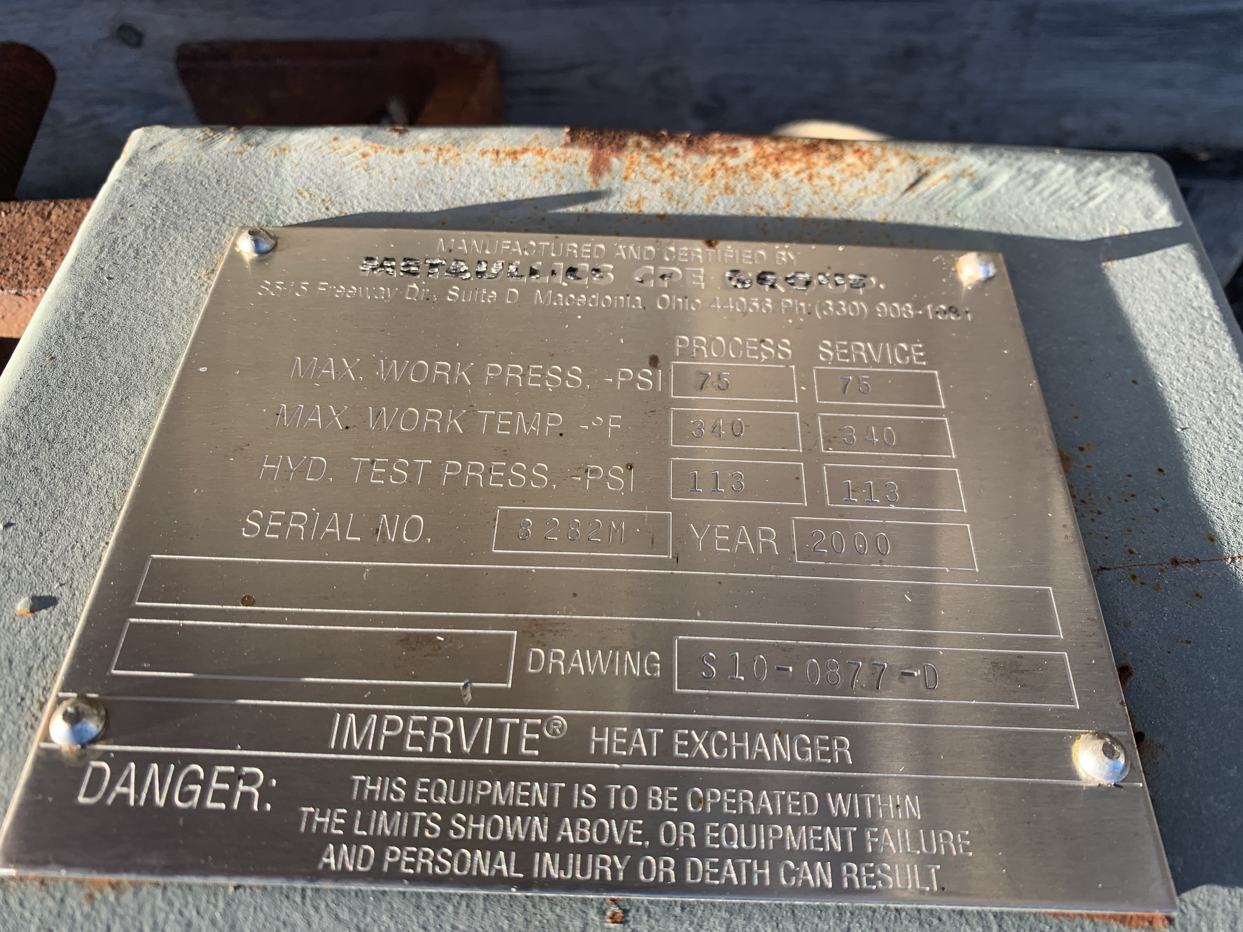 Block Heat Exchanger - IPP# 238430