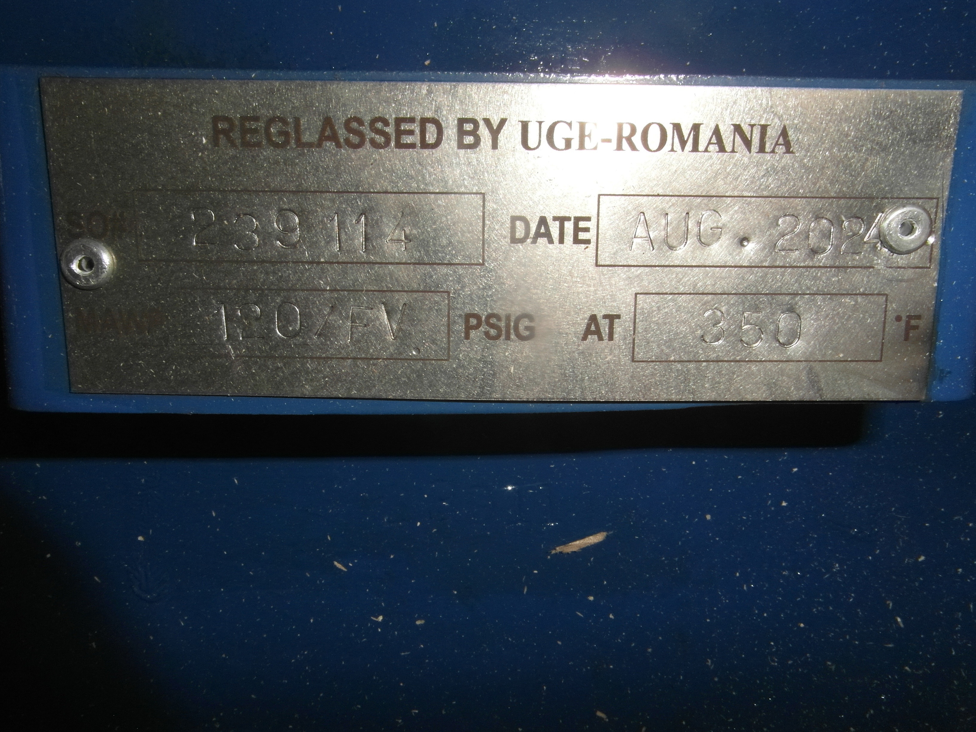 Glasslined  Main Cover Glass Lined Parts - IPP# 239114