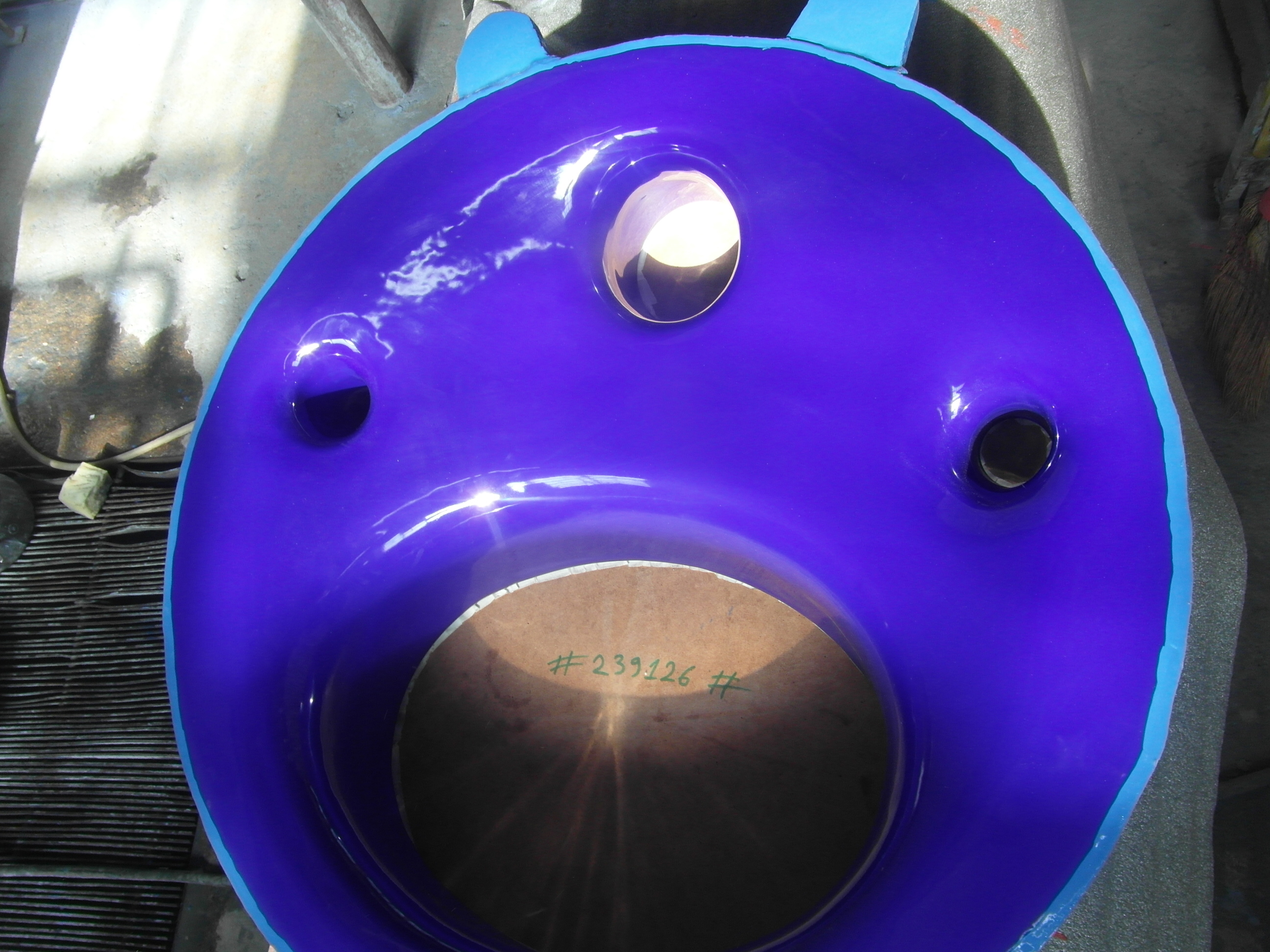 Glasslined Ceramic Coatings Manway Cover Glass Lined Parts - IPP# 239126