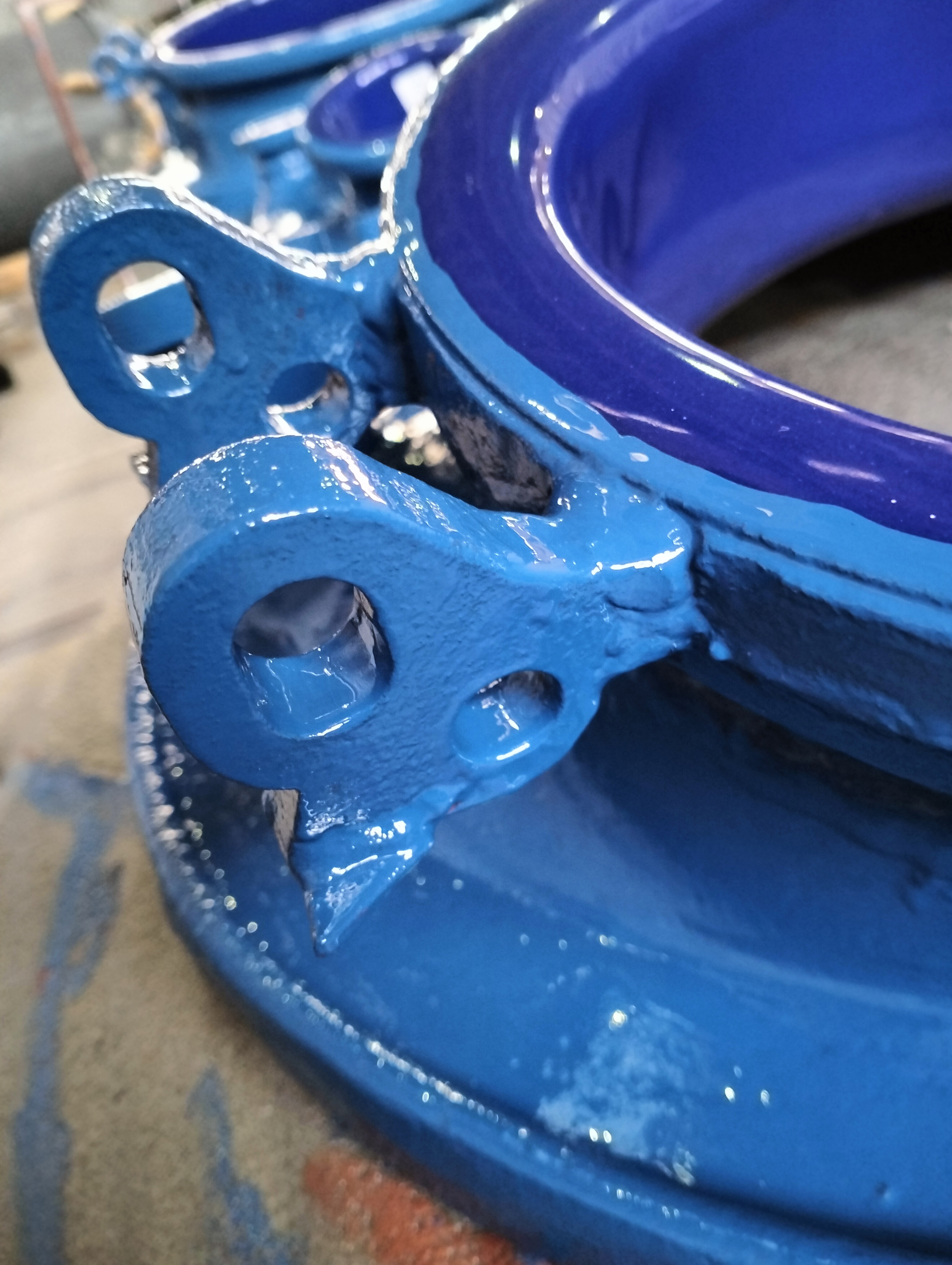 Glasslined Ceramic Coatings Manway Cover Glass Lined Parts - IPP# 239126