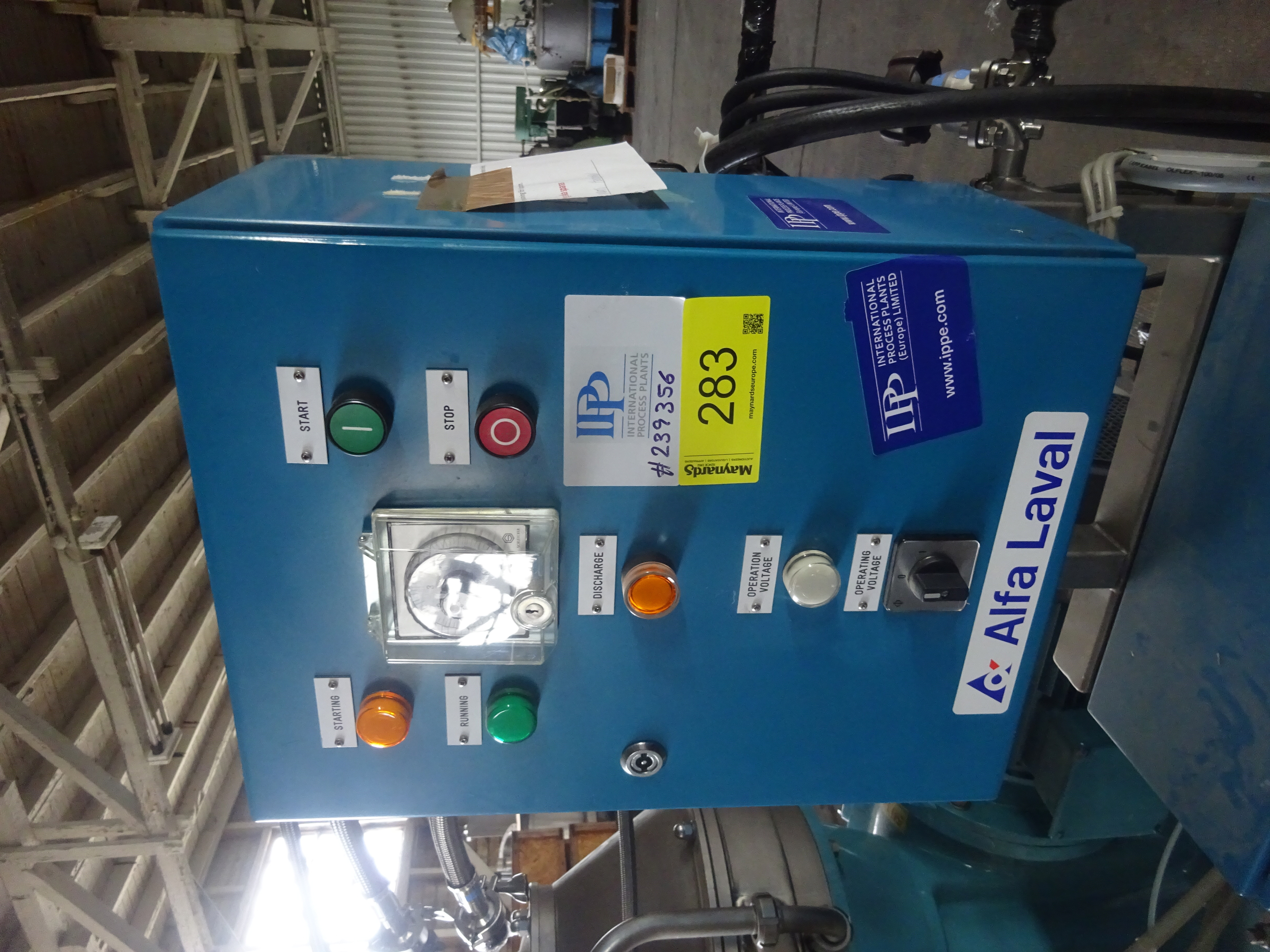 Stainless Steel 316L Alfa Laval BTPX 205SGD-34CDP Centrifuge-Disc Bowl - IPP# 239356