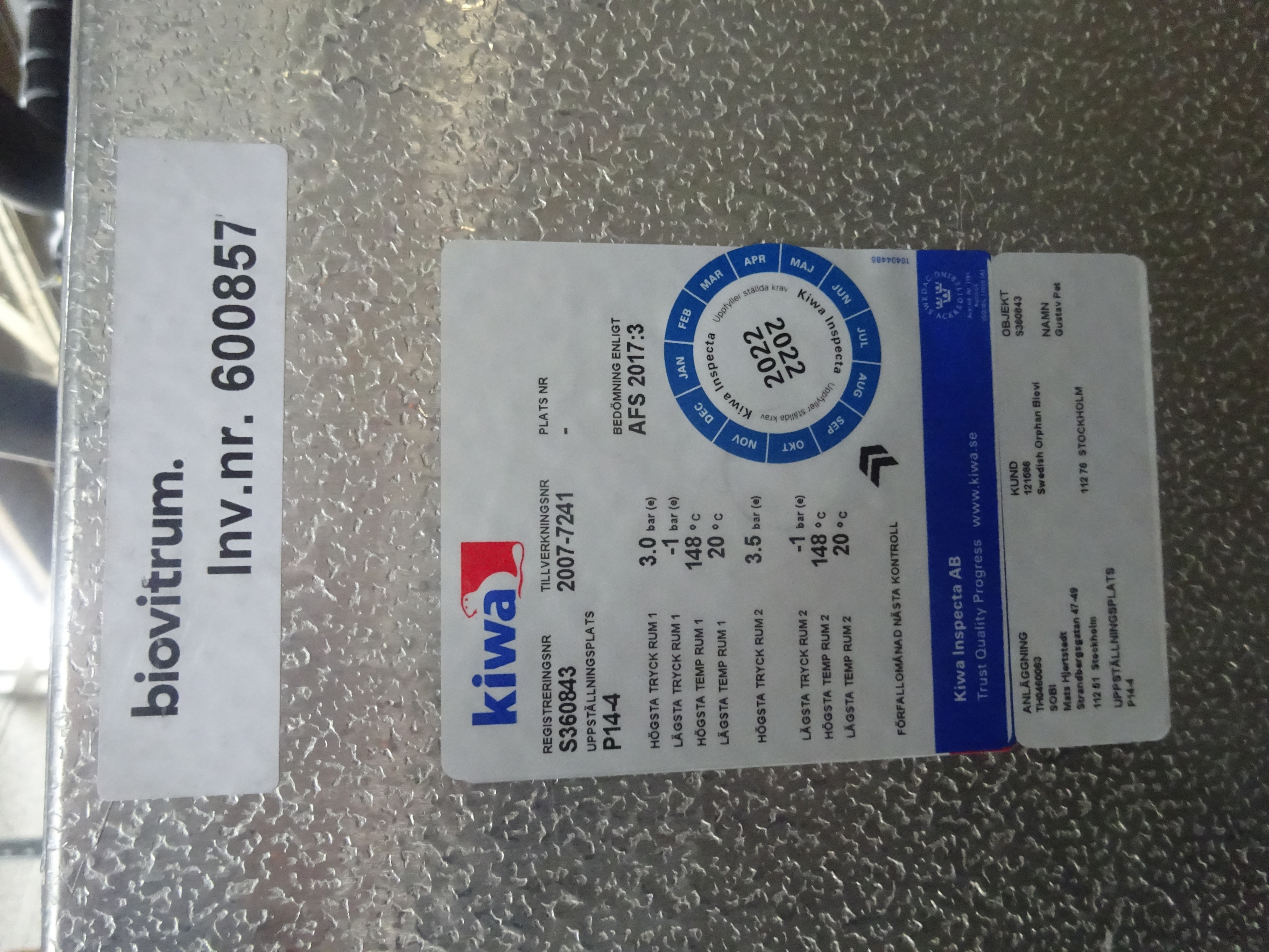 Stainless Steel 316L Autoclave - IPP# 239363