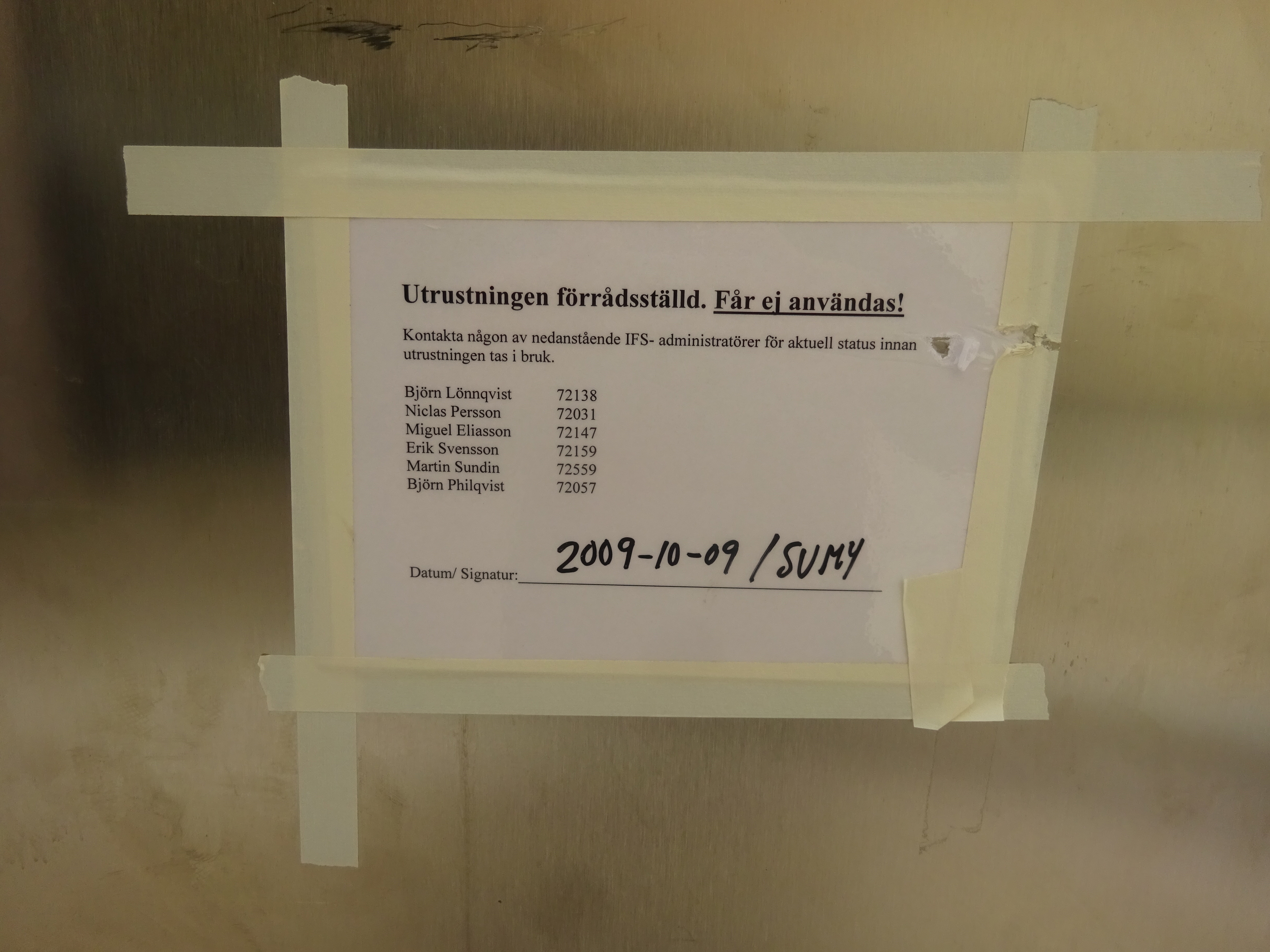 Stainless Steel 316 Amersham Bioscience/GE  Column - IPP# 239360