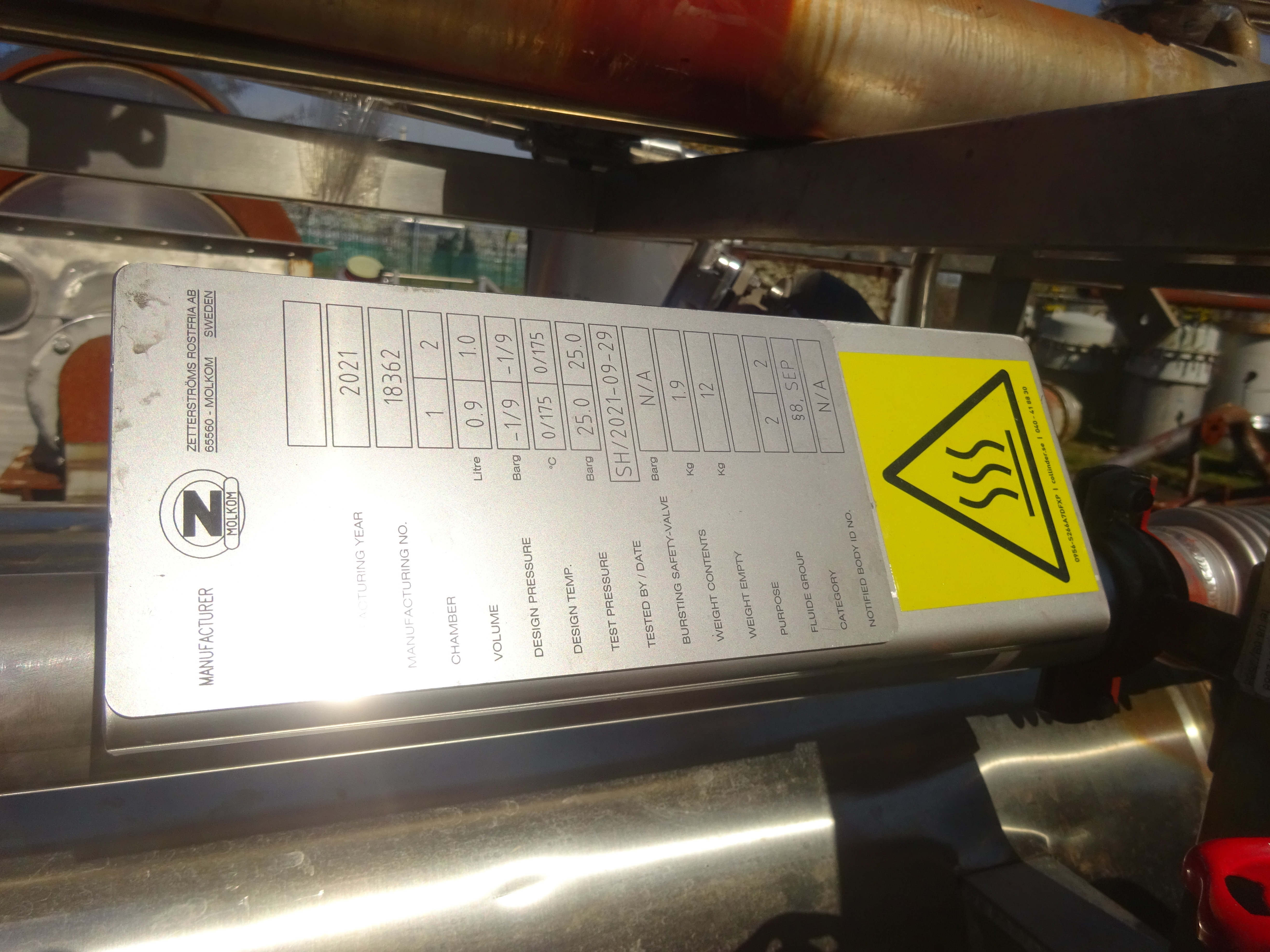 Stainless Steel 316L Zetterstoms-Molkom  Still - IPP# 239374