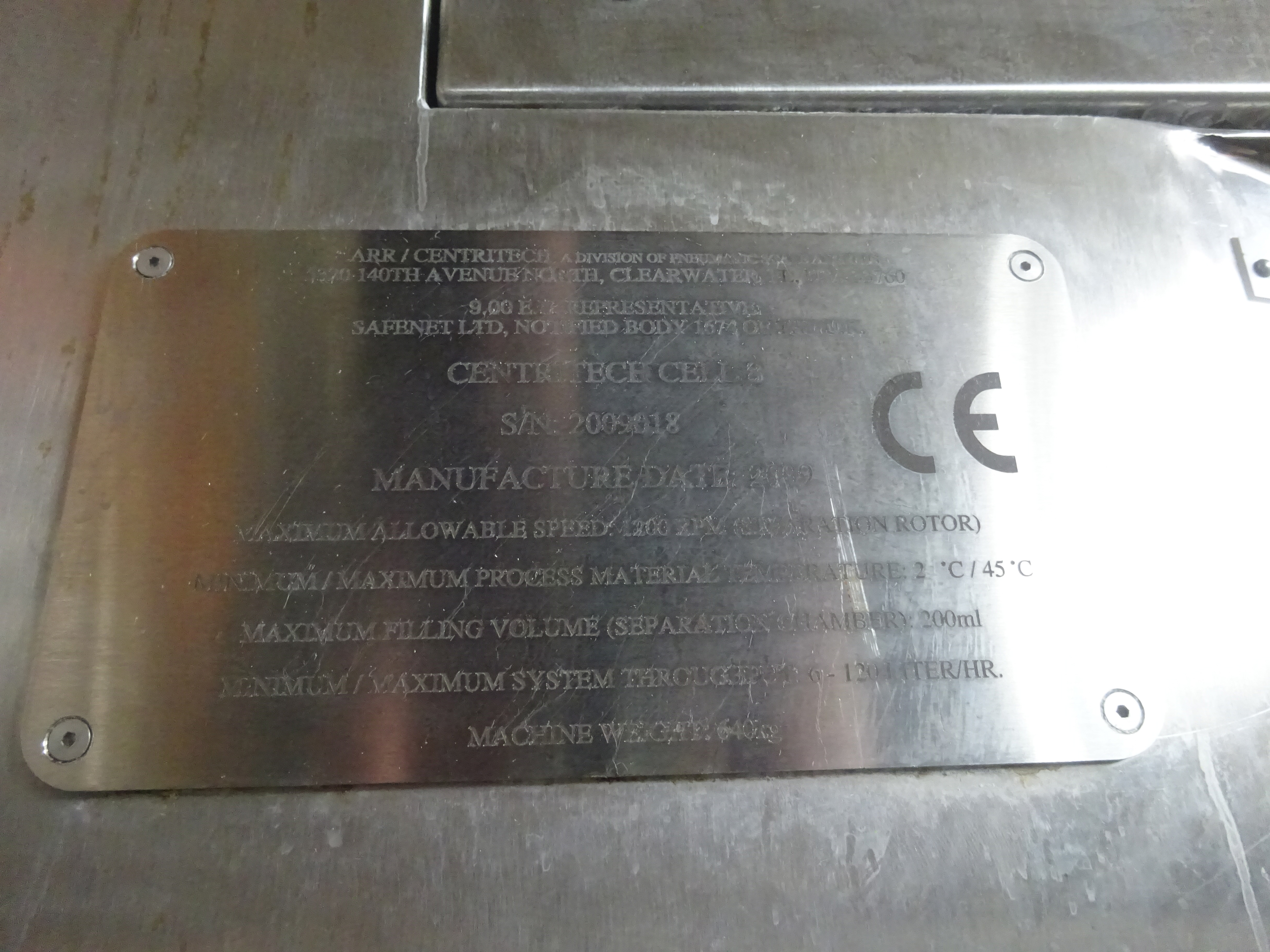 Stainless Steel 316 Centrifuge-Lab - IPP# 239309