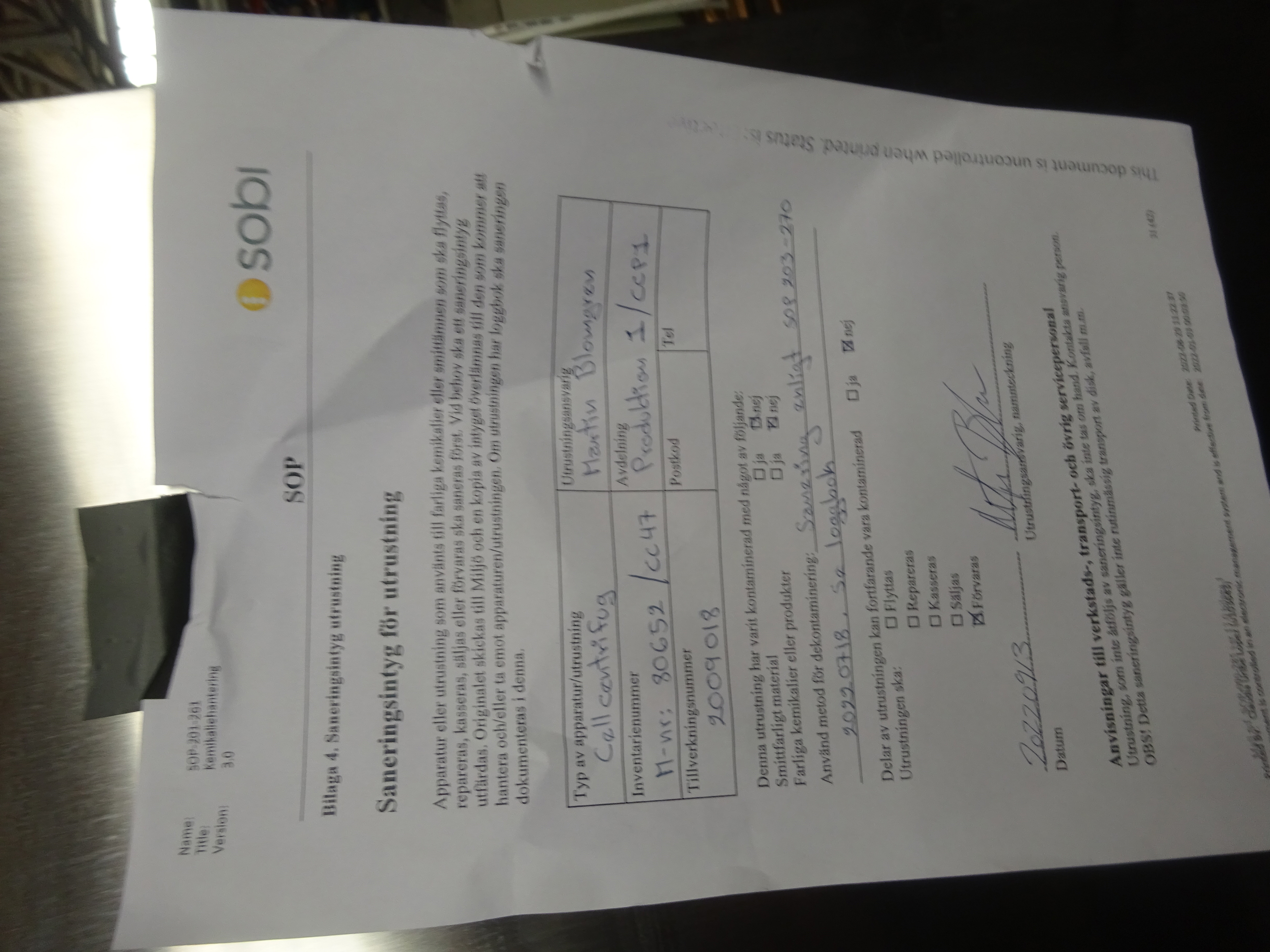 Stainless Steel 316 Centrifuge-Lab - IPP# 239309