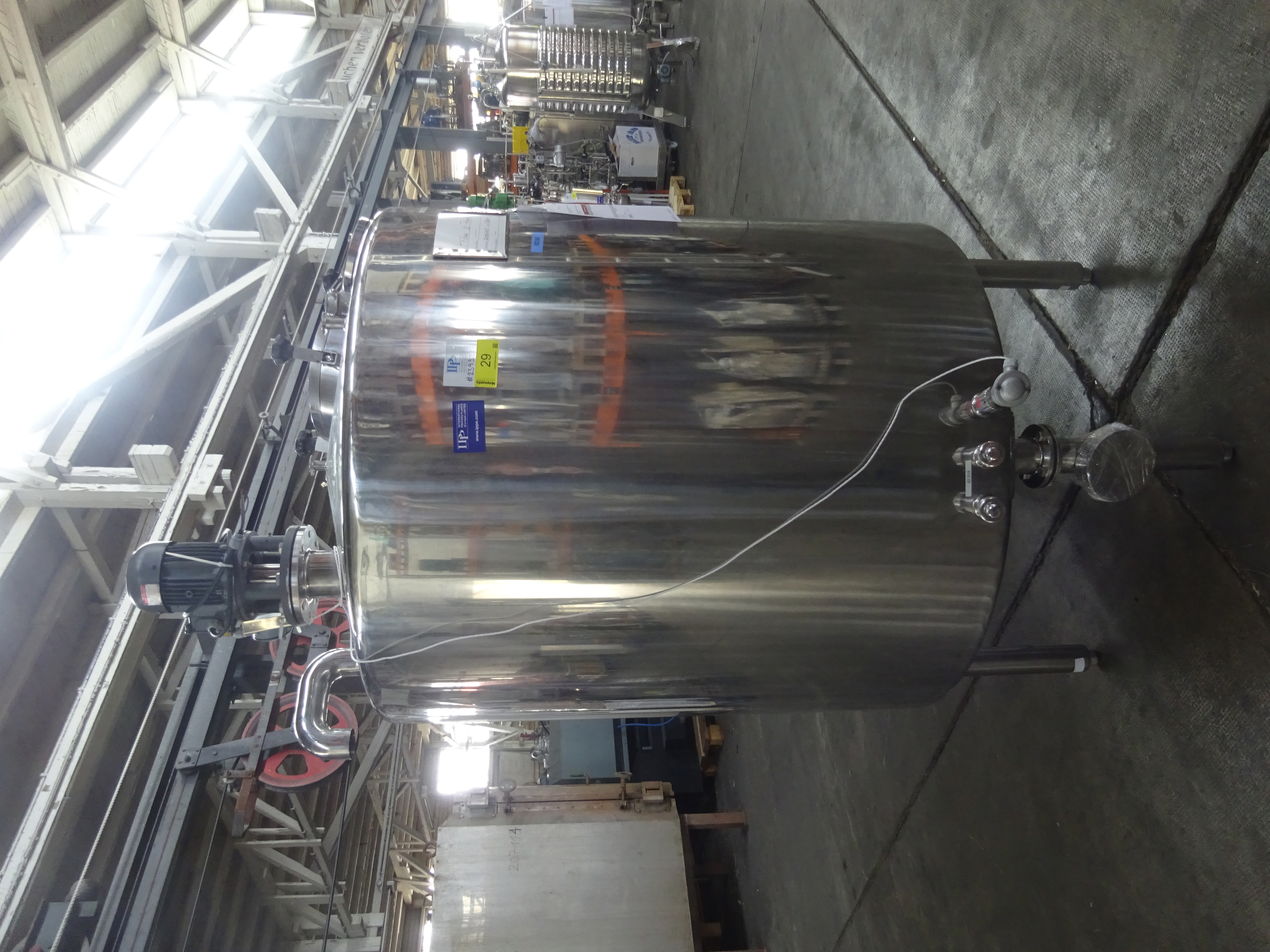 Stainless Steel 316L Furhoffs Rostfria Tank - IPP# 239321