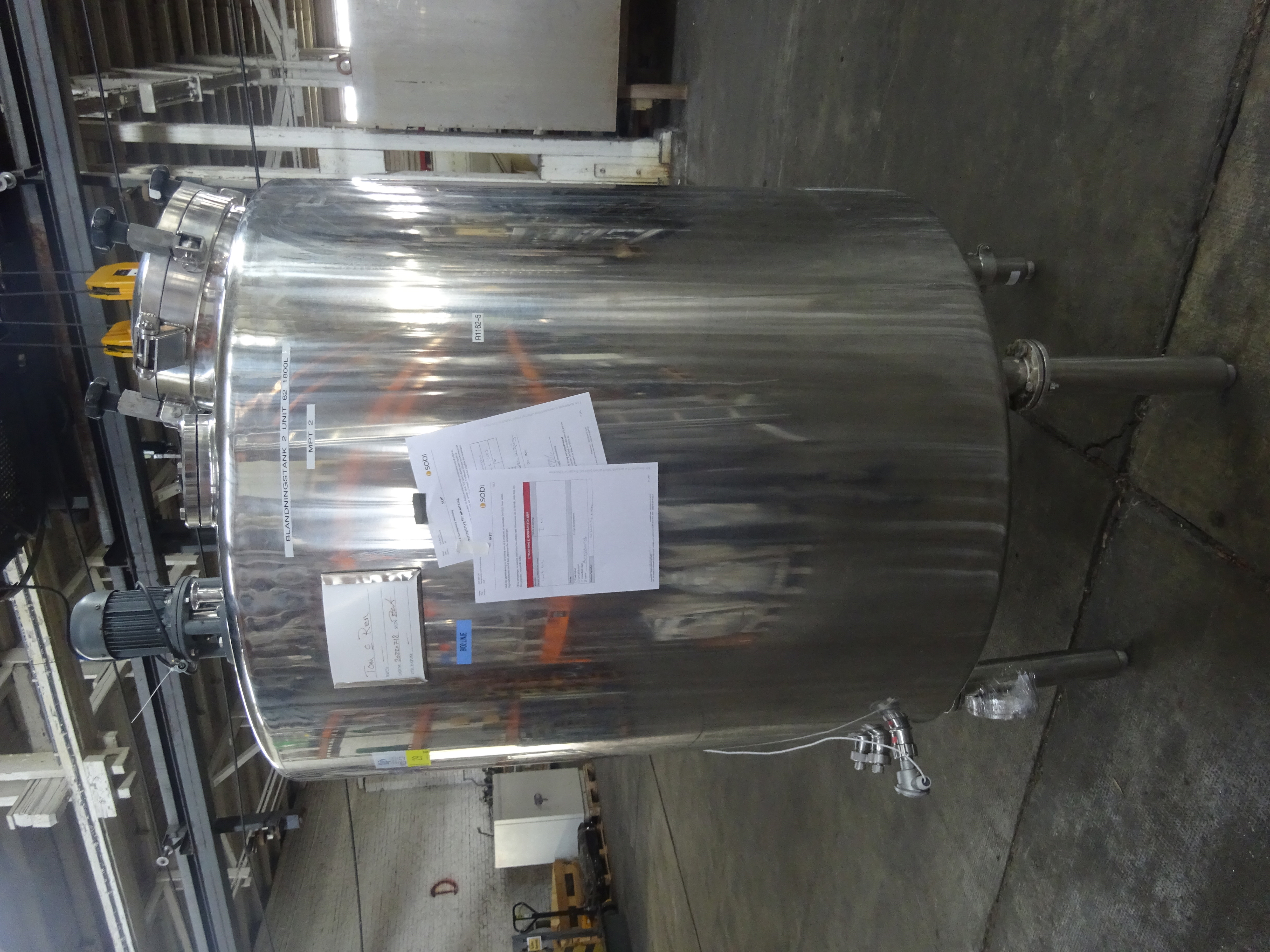 Stainless Steel 316L Furhoffs Rostfria Tank - IPP# 239321