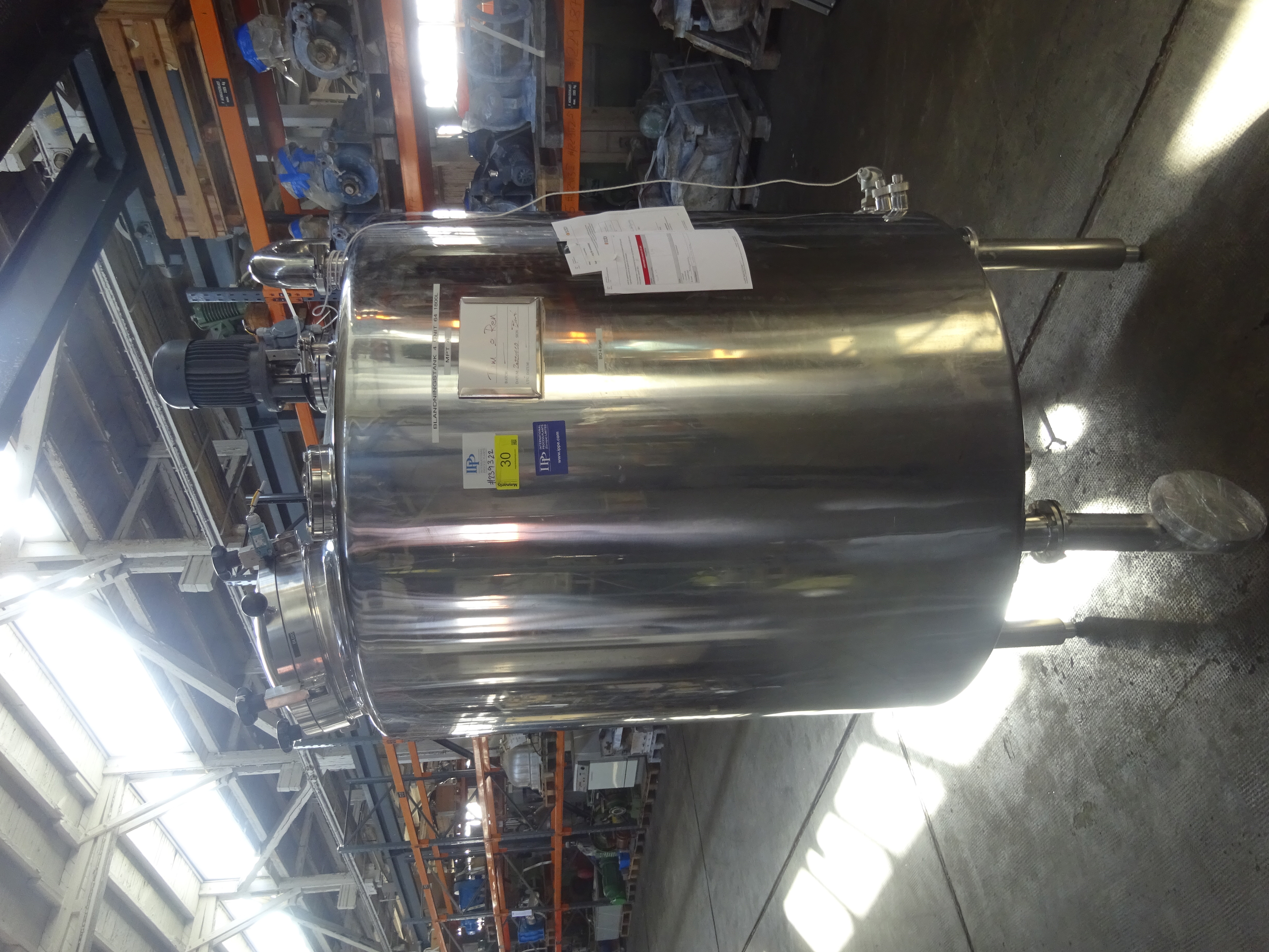 Stainless Steel 316L LKM-Norderstedt Tank - IPP# 239322