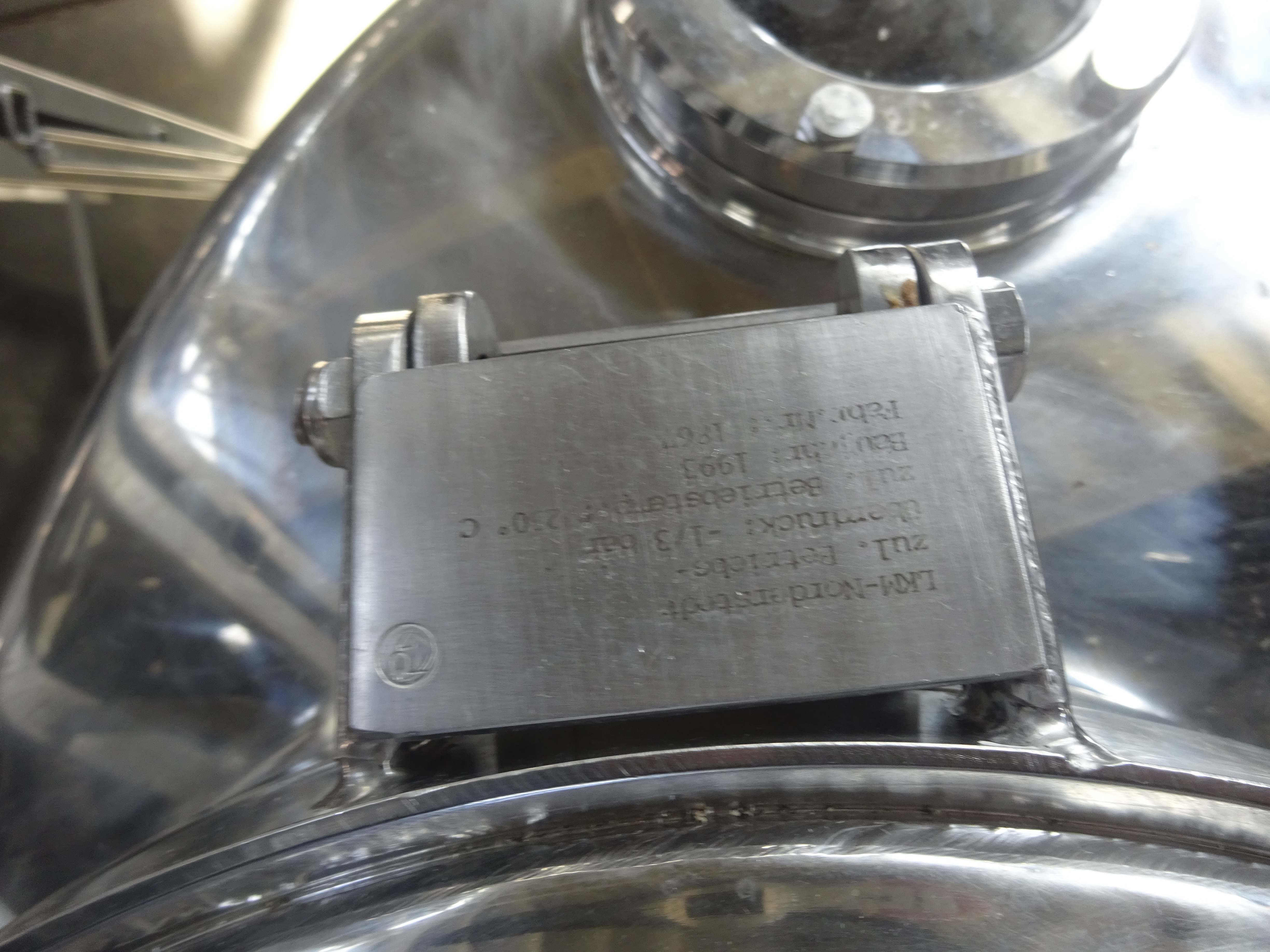 Stainless Steel 316L LKM-Norderstedt Tank - IPP# 239322