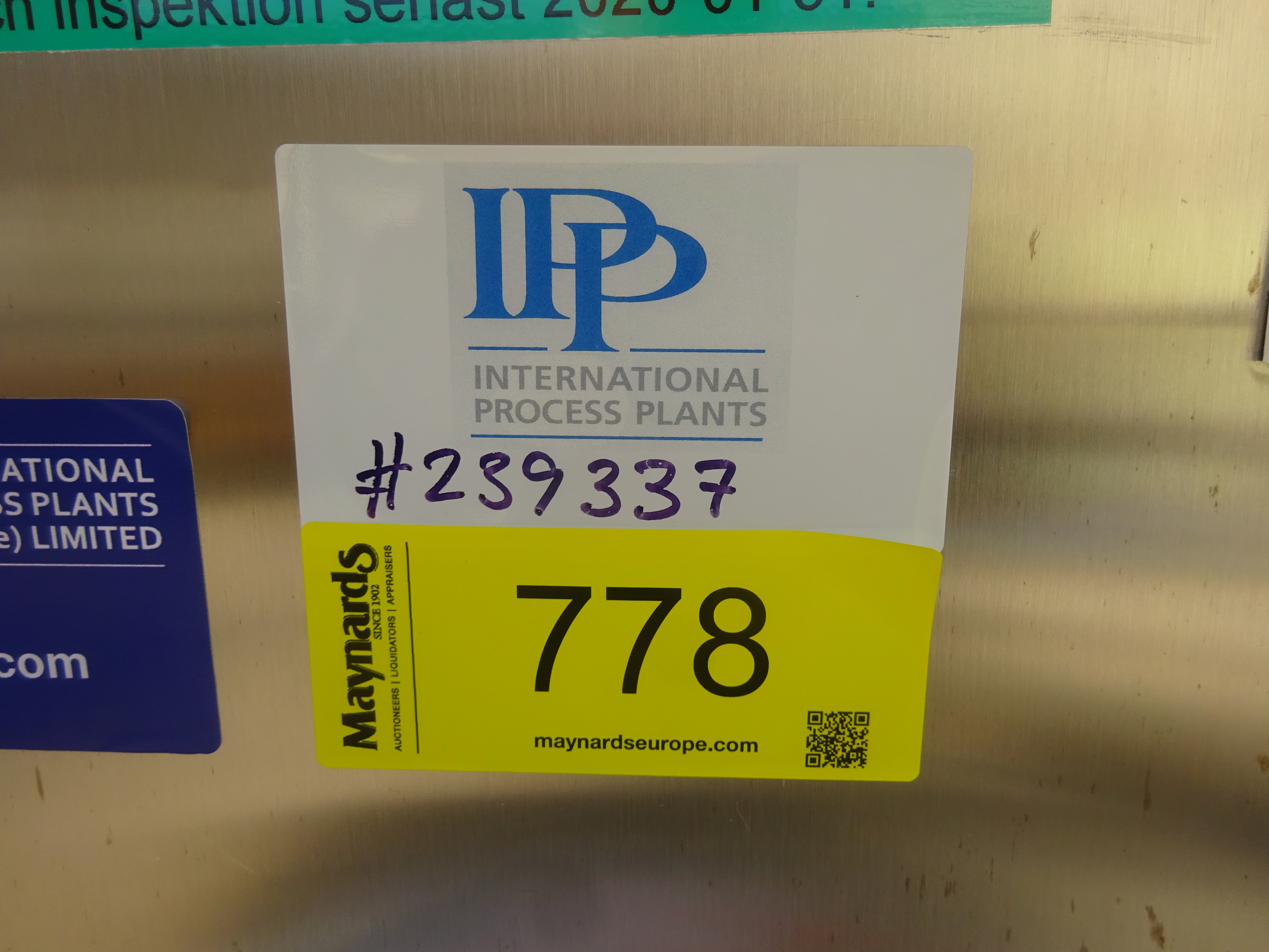 Stainless Steel 316 Column - IPP# 239337