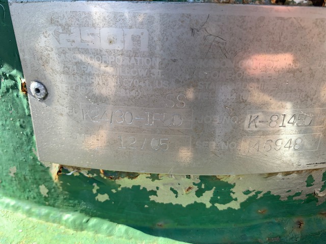  Separators Screener 610 mm (24 in) Stainless Steel 304 For Sale - IPP# 239477