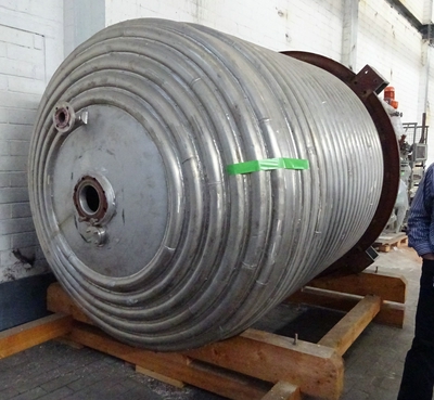  Batch-Type Agitated Reactor 8,600 L (2,250 gallons) Stainless Steel Austenitic For Sale - IPP# 230182