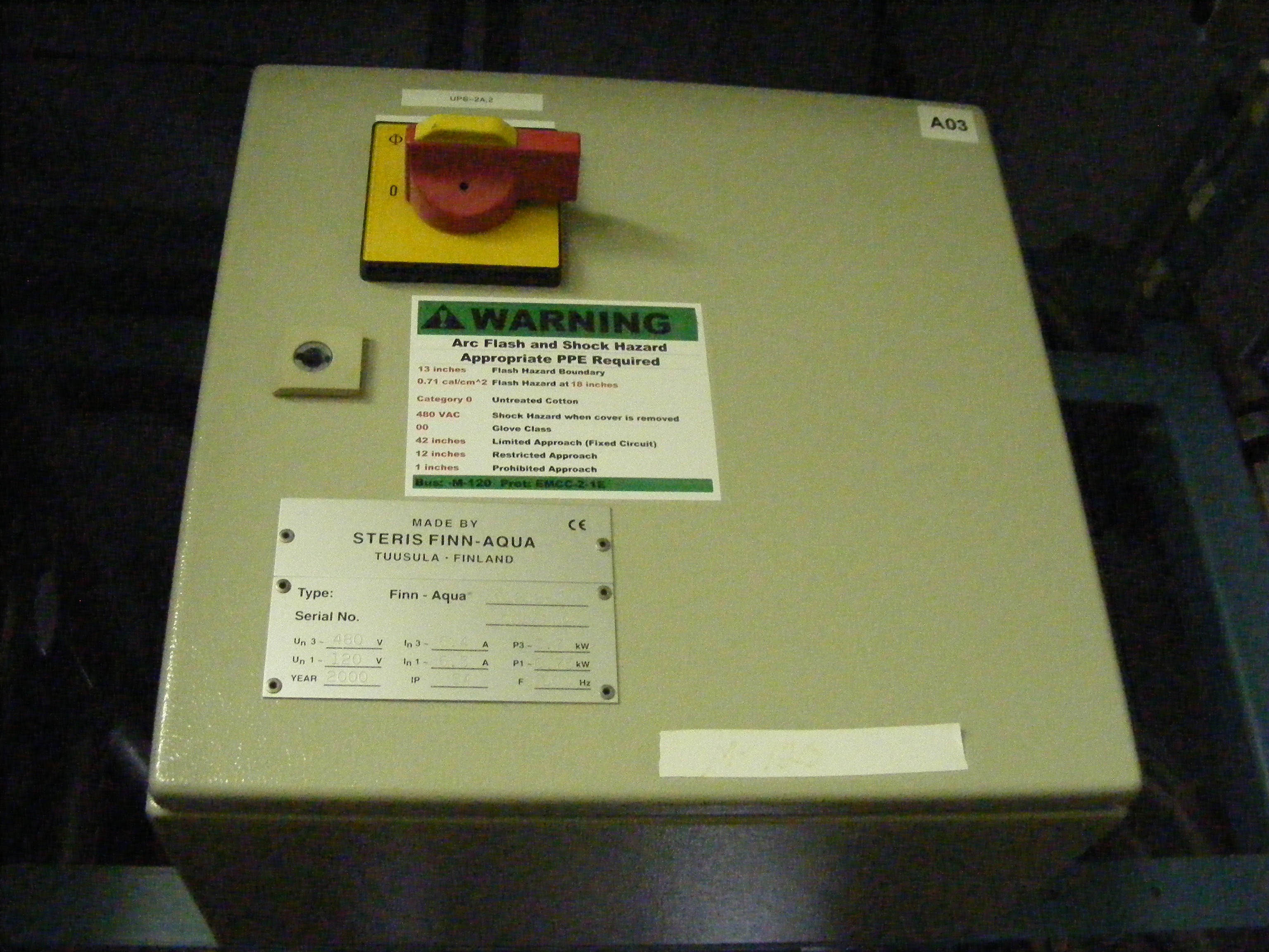 Finn Aqua 91515-DP-B6MP-ABS5 Autoclave - IPP# 230656