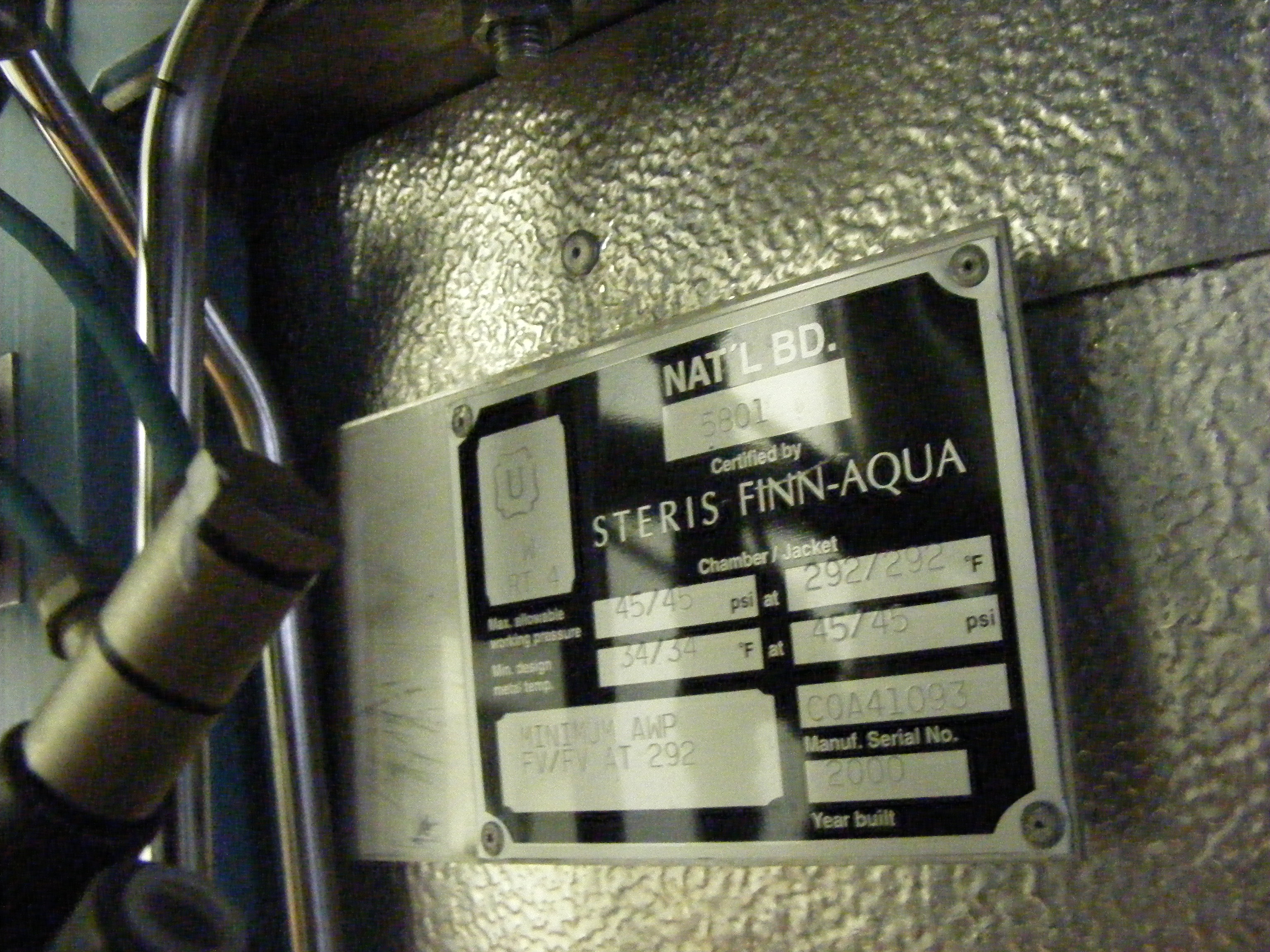 Finn Aqua 91515-DP-B6MP-ABS5 Autoclave - IPP# 230656