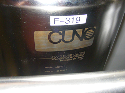 Cuno Cartridge And Candle Filter - IPP# 230661