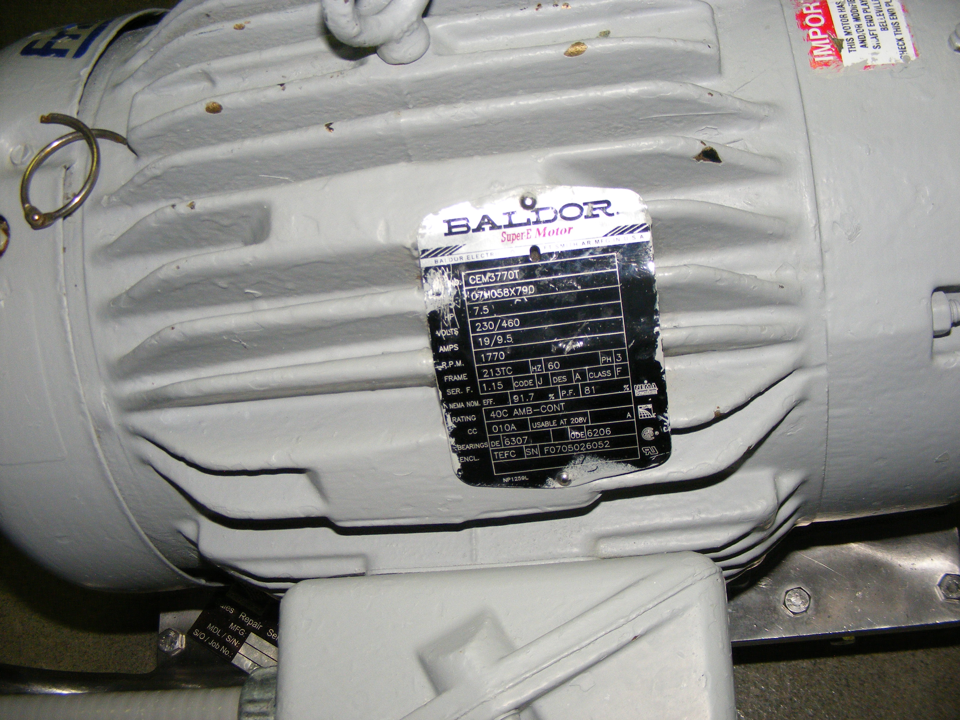 Stainless Steel 316 Fristam FZX2150 Centrifugal Pump - IPP# 230669