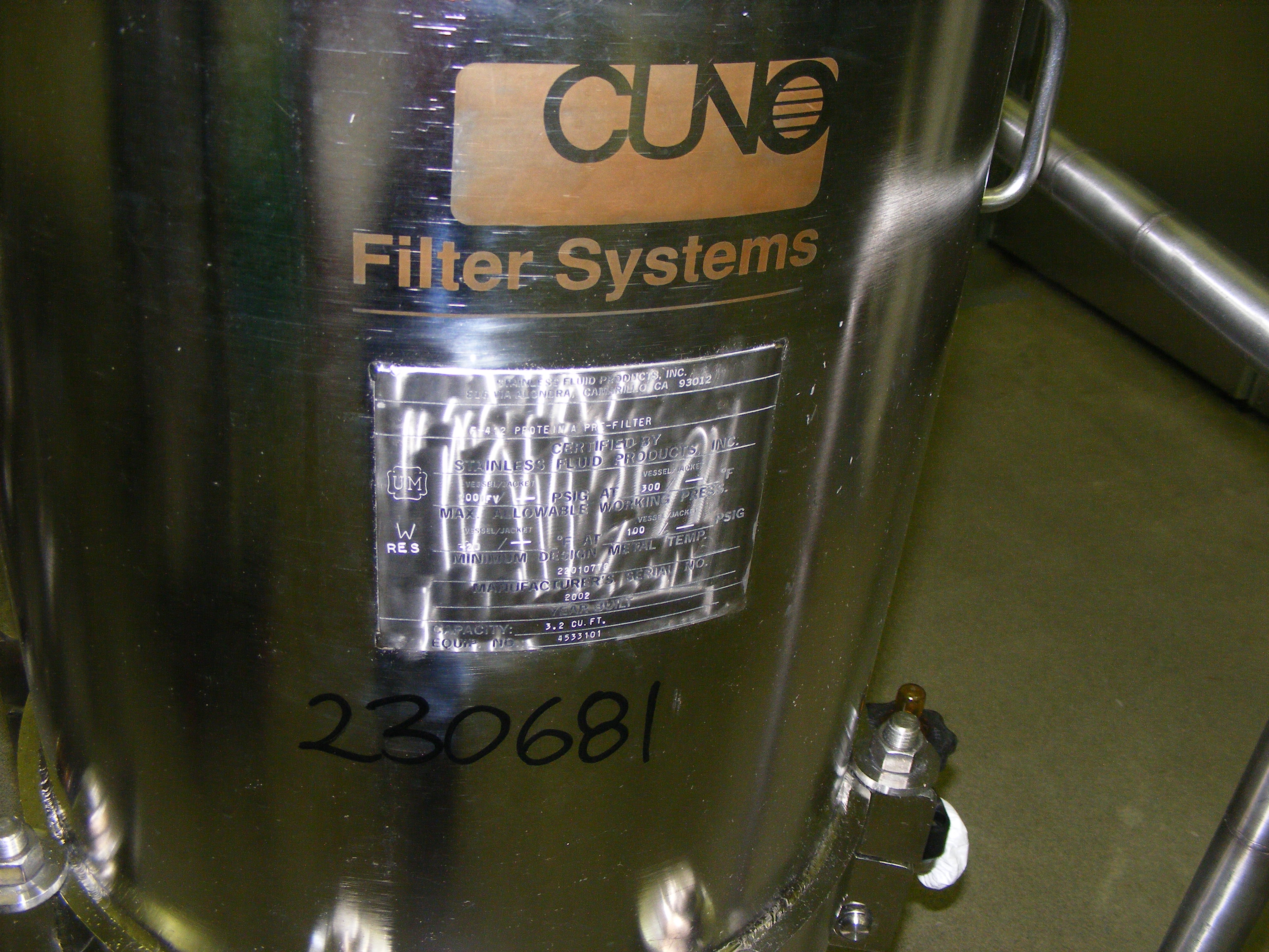 Cuno Cartridge And Candle Filter - IPP# 230681