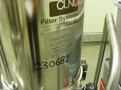 Cuno Cartridge And Candle Filter - IPP# 230682