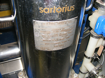 Stainless Steel 316L Aquafine CSL MP-2-SL Water Treatment - IPP# 230715