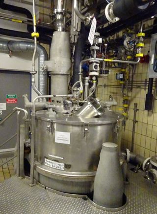 Stainless Steel 316 Ellerwerk 736 C-T Manual Discharge-Top Centrifuge-Basket