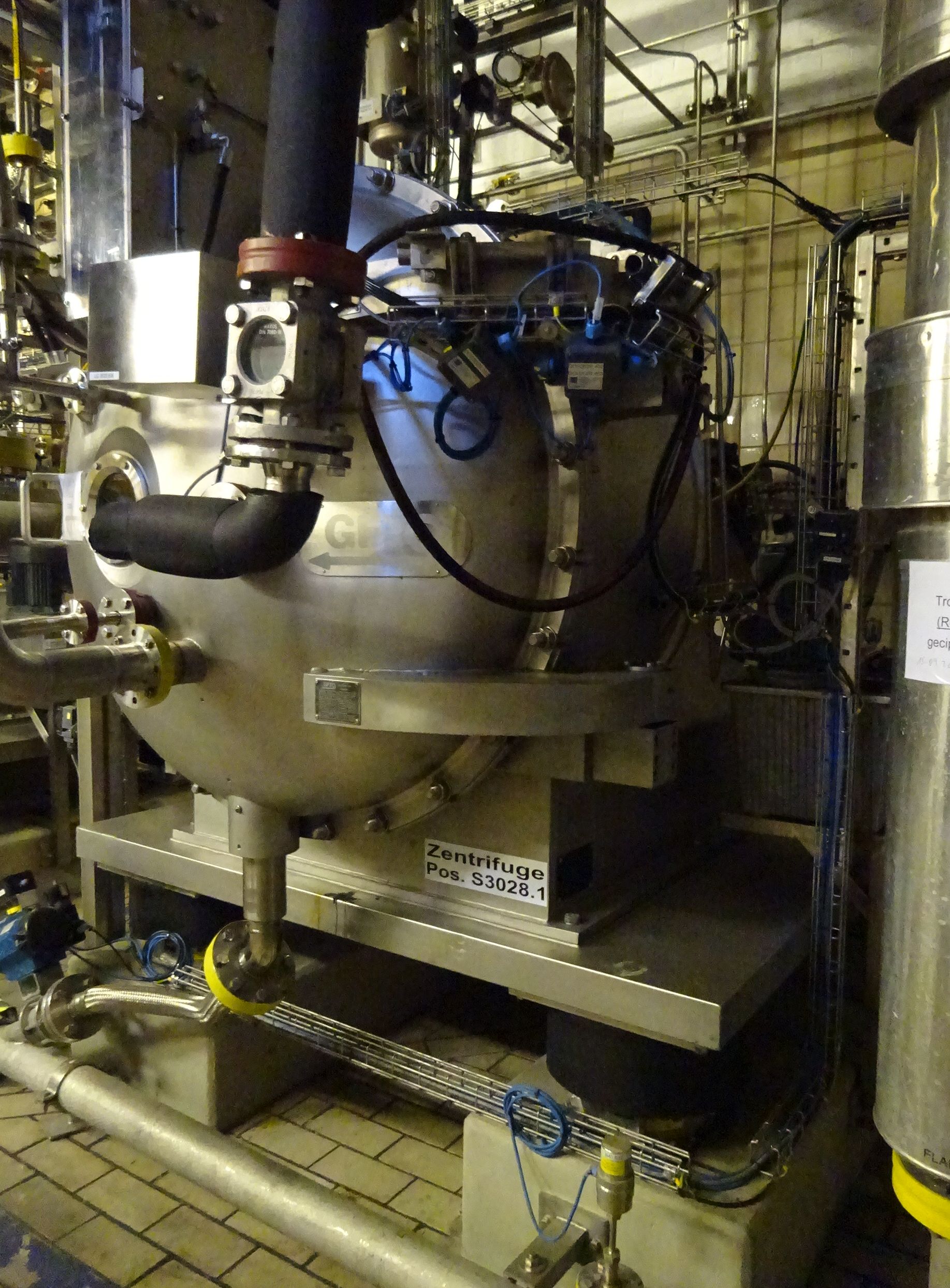   Centrifuge-Peeler 1,050 mm (41.7 in) Stainless Steel 316 For Sale - IPP# 231011