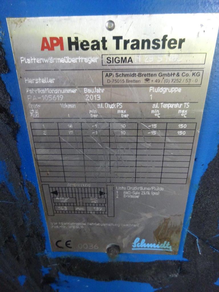 Titanium API Schmidt-Bretten, Germany Sigma M25 S NBL Plate and Frame Heat Exchanger - IPP# 231037