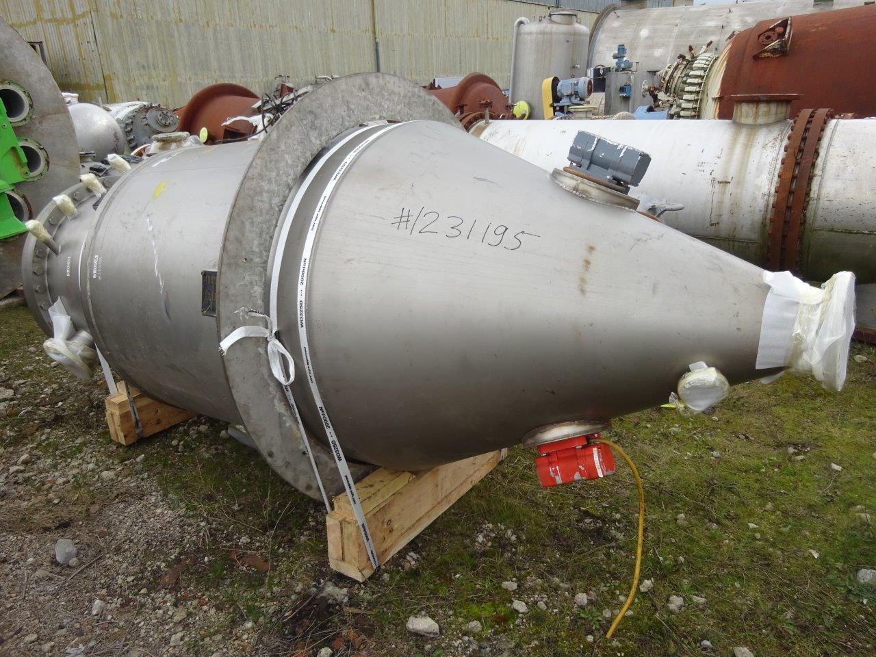  Bag House Dust Collector 1,200 mm (47.2 in) Stainless Steel Austenitic For Sale - IPP# 231195