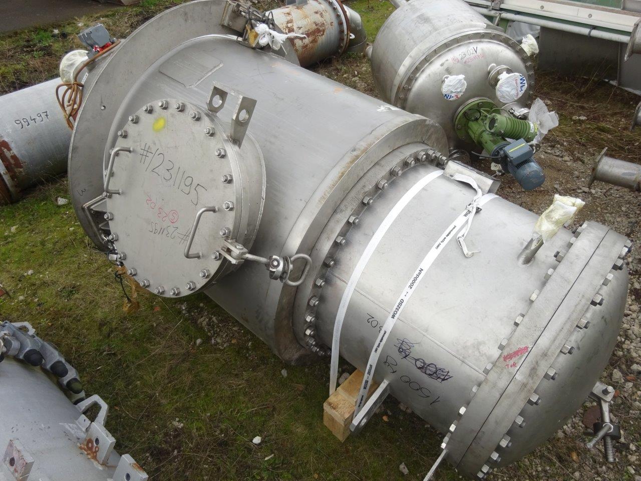  Bag House Dust Collector 1,200 mm (47.2 in) Stainless Steel Austenitic For Sale - IPP# 231195