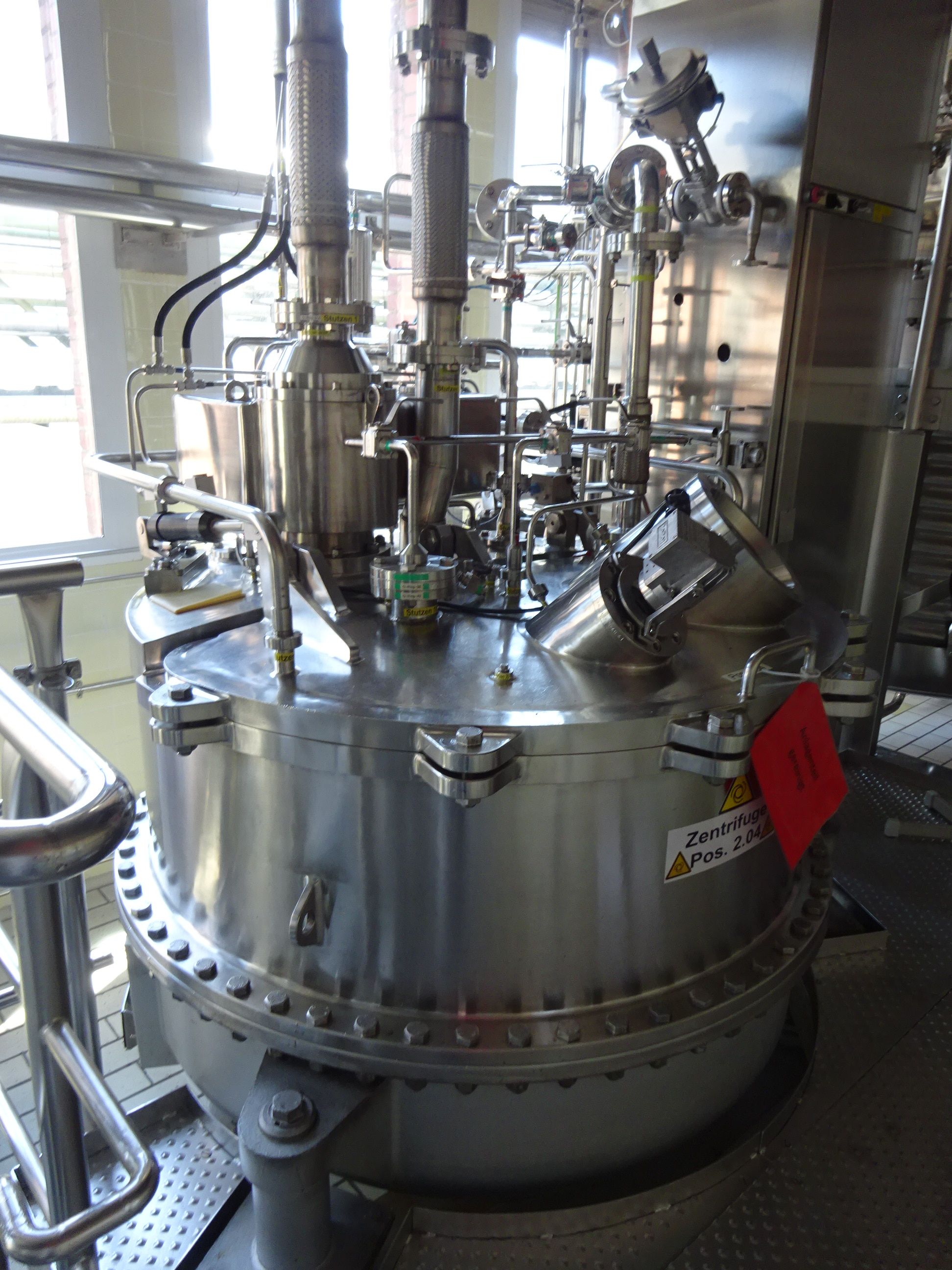  Stainless Steel 316 Manual Discharge-Top Centrifuge-Basket 1,250 mm (49.2 in) For Sale - IPP# 231133