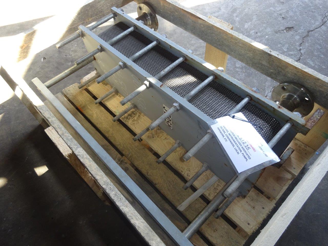  Plate and Frame Heat Exchanger 12.8 m² (137.8 ft²) Stainless Steel Austenitic For Sale - IPP# 231235