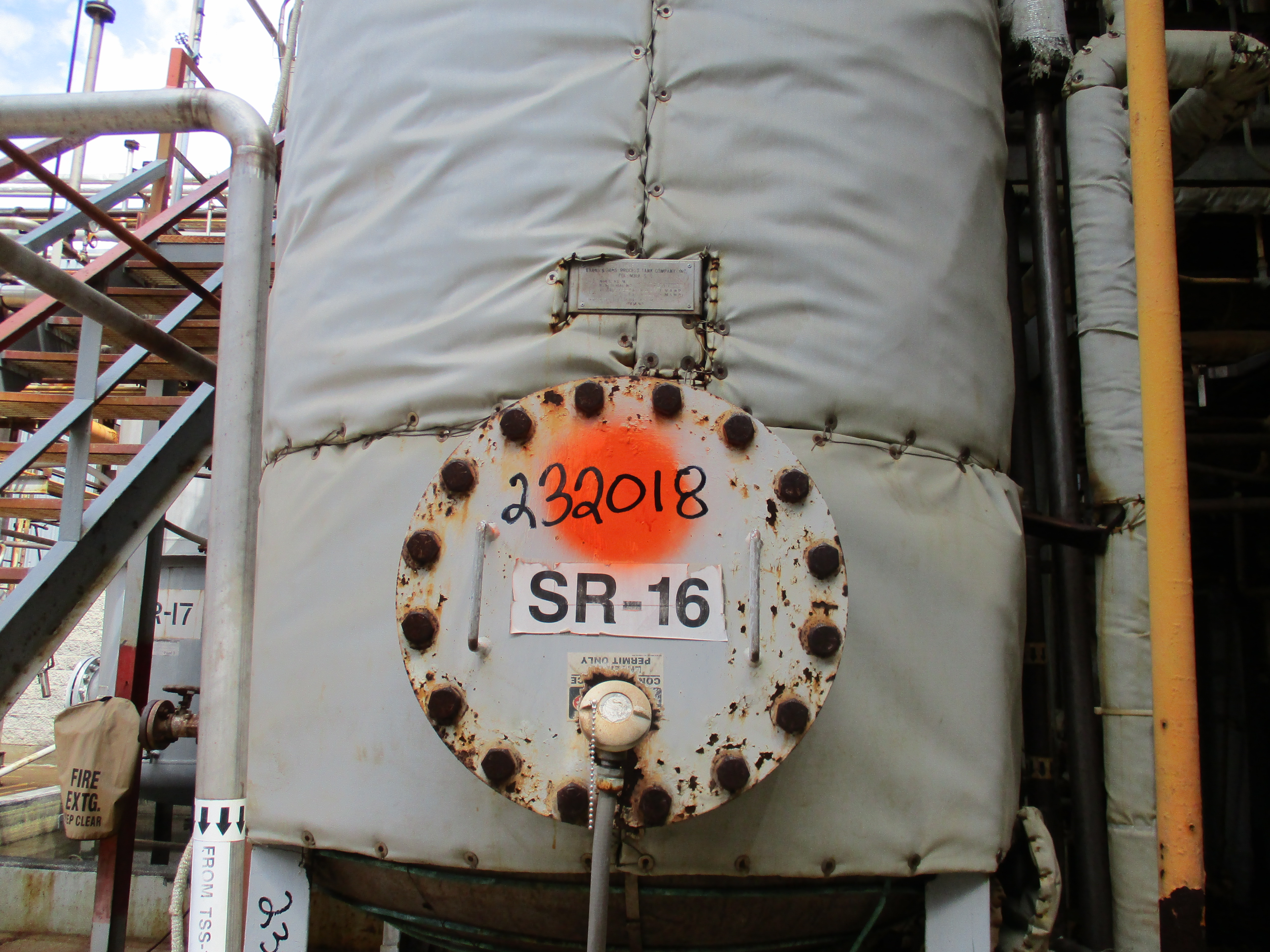 Stainless Steel 304 Evans & Sons Tank - IPP# 232018