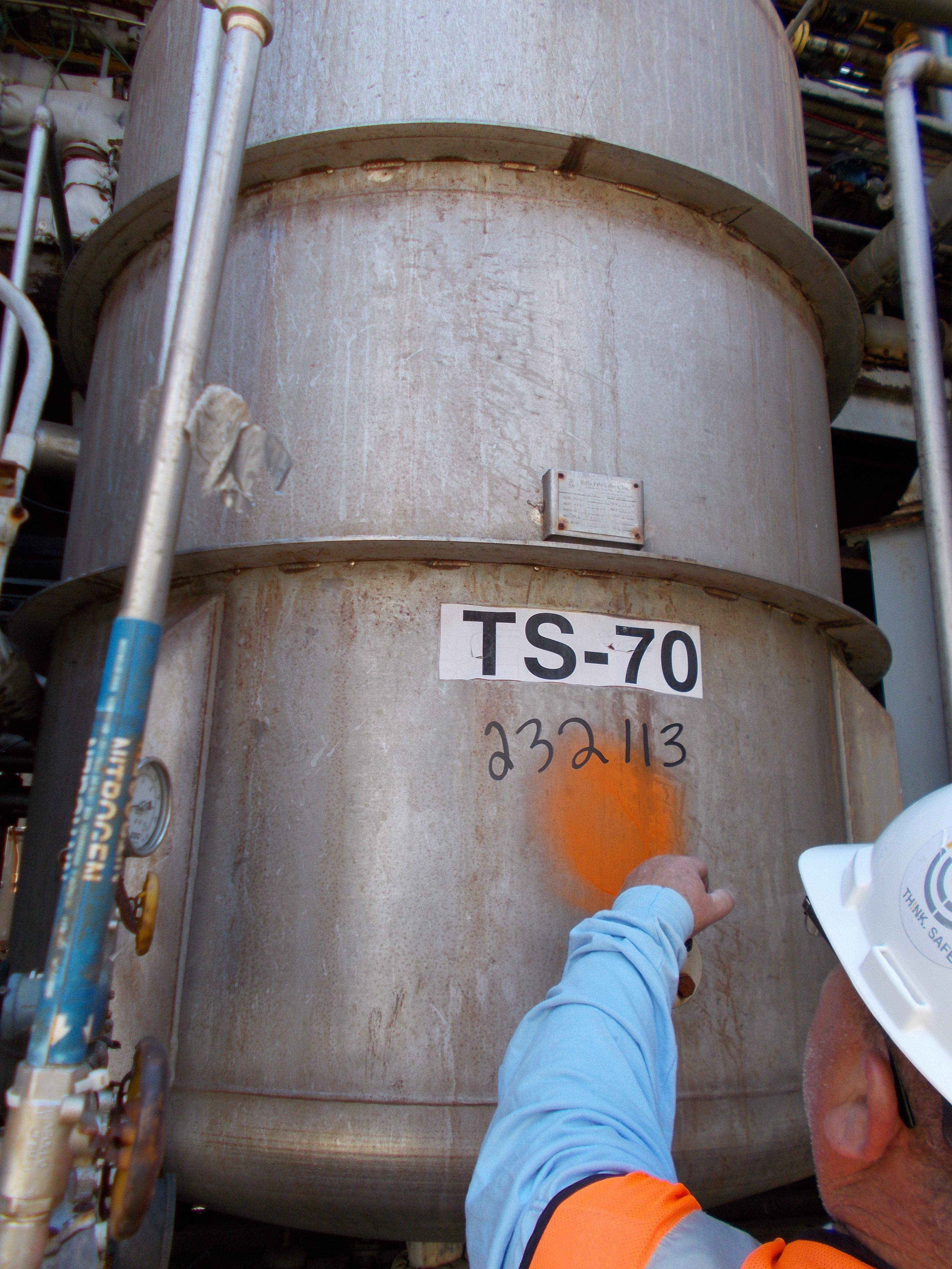 Stainless Steel 304 Wolfe Mechanical Tank - IPP# 232113