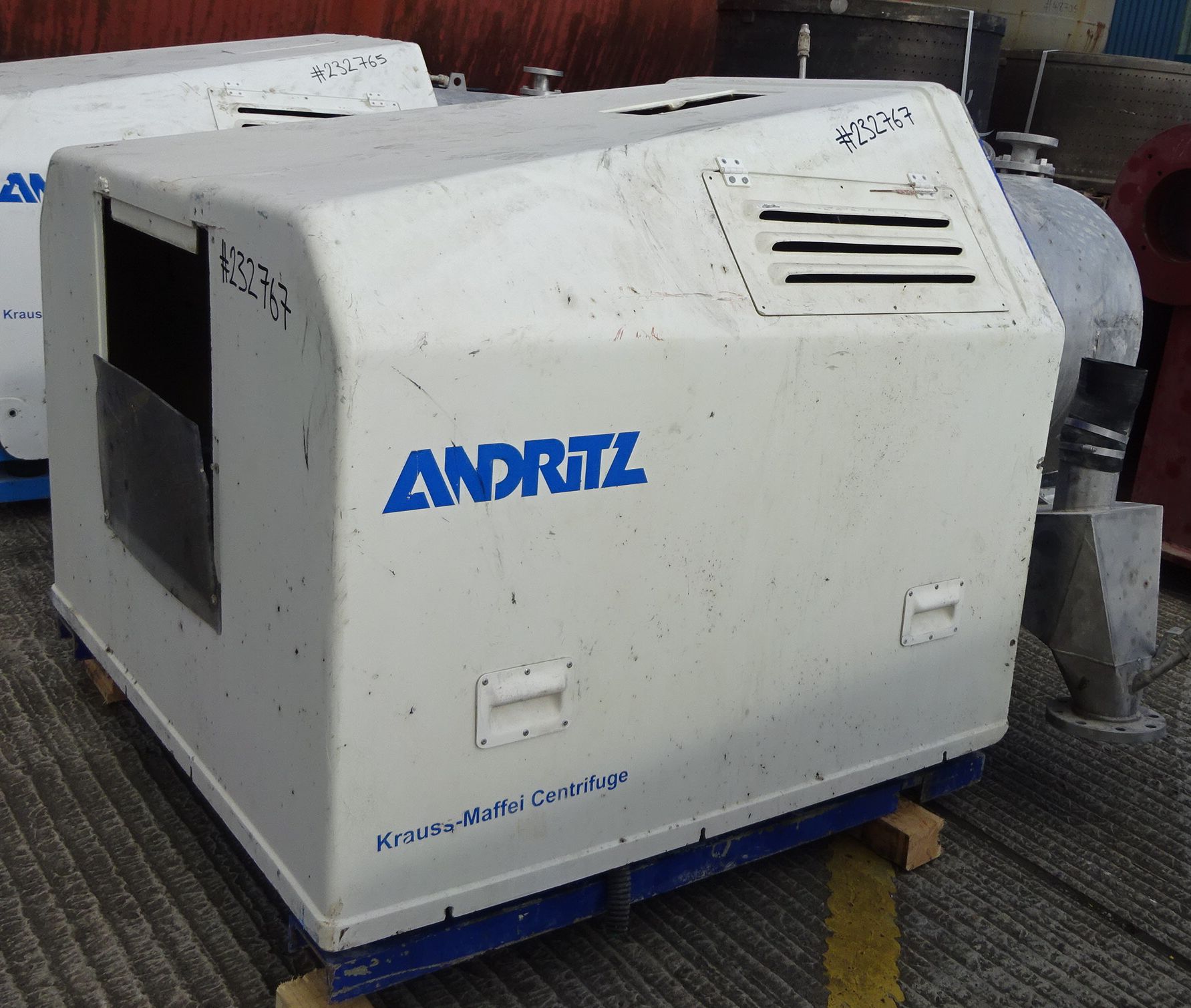 Stainless Steel 317 Andritz SZ400/2 Centrifuge-Pusher - IPP# 232767