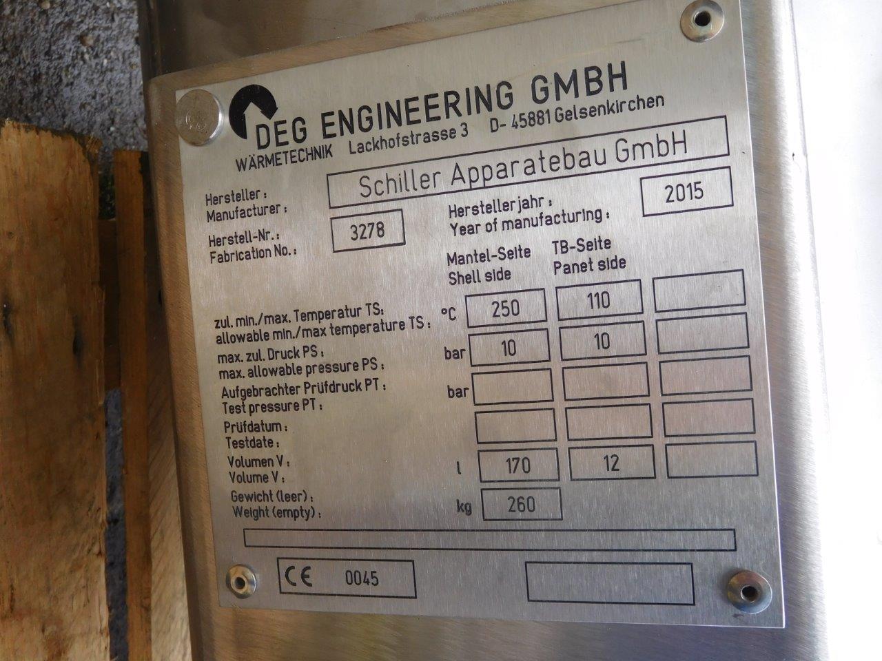 IPP# 232794 - New Plate and Frame Heat Exchanger 6.5 m² (70 ft²) Stainless Steel 316 For Sale