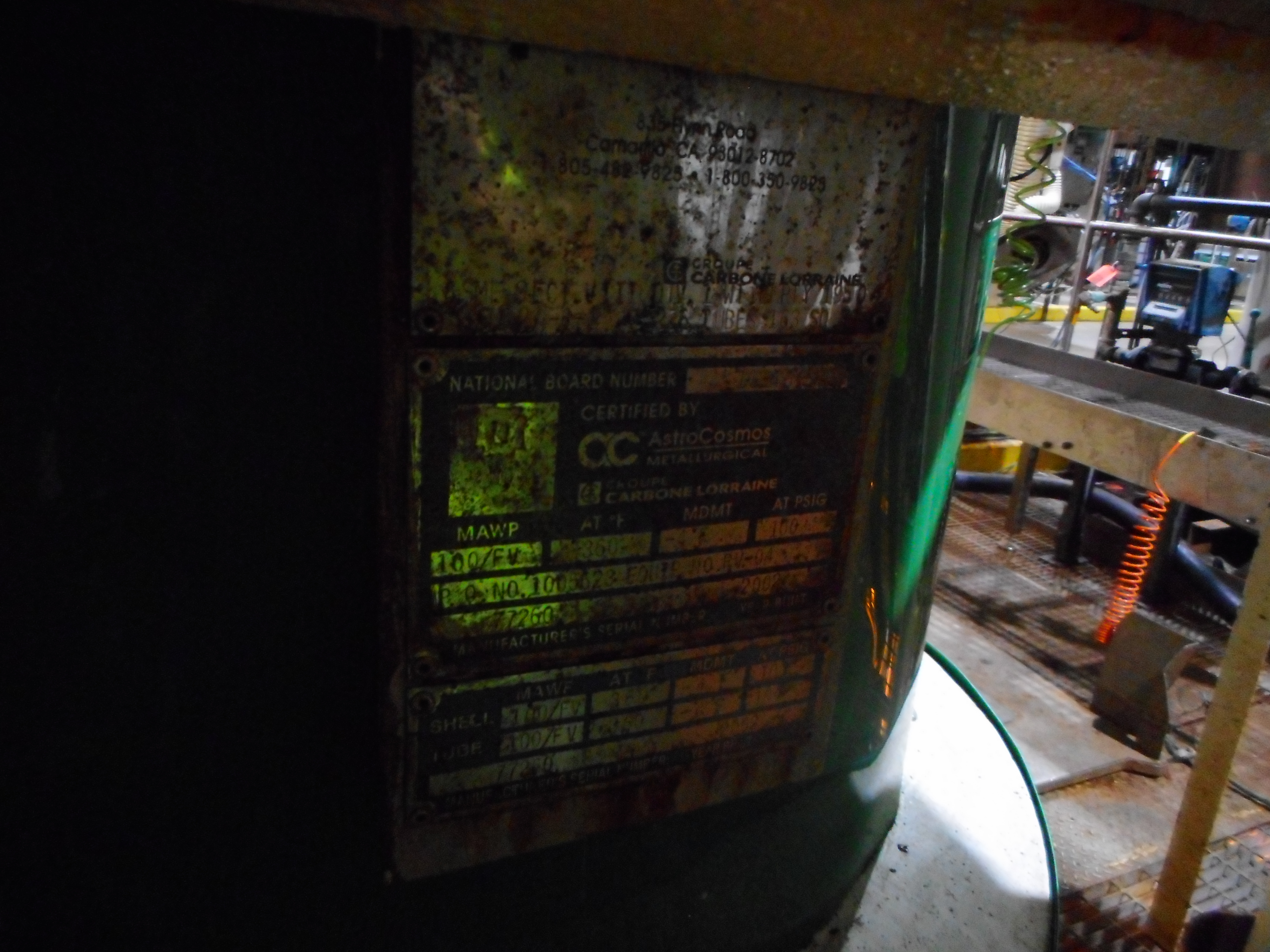 Hastelloy - C276 Mersen BEM 20-1-30 Shell and Tube Heat Exchanger - IPP# 233019