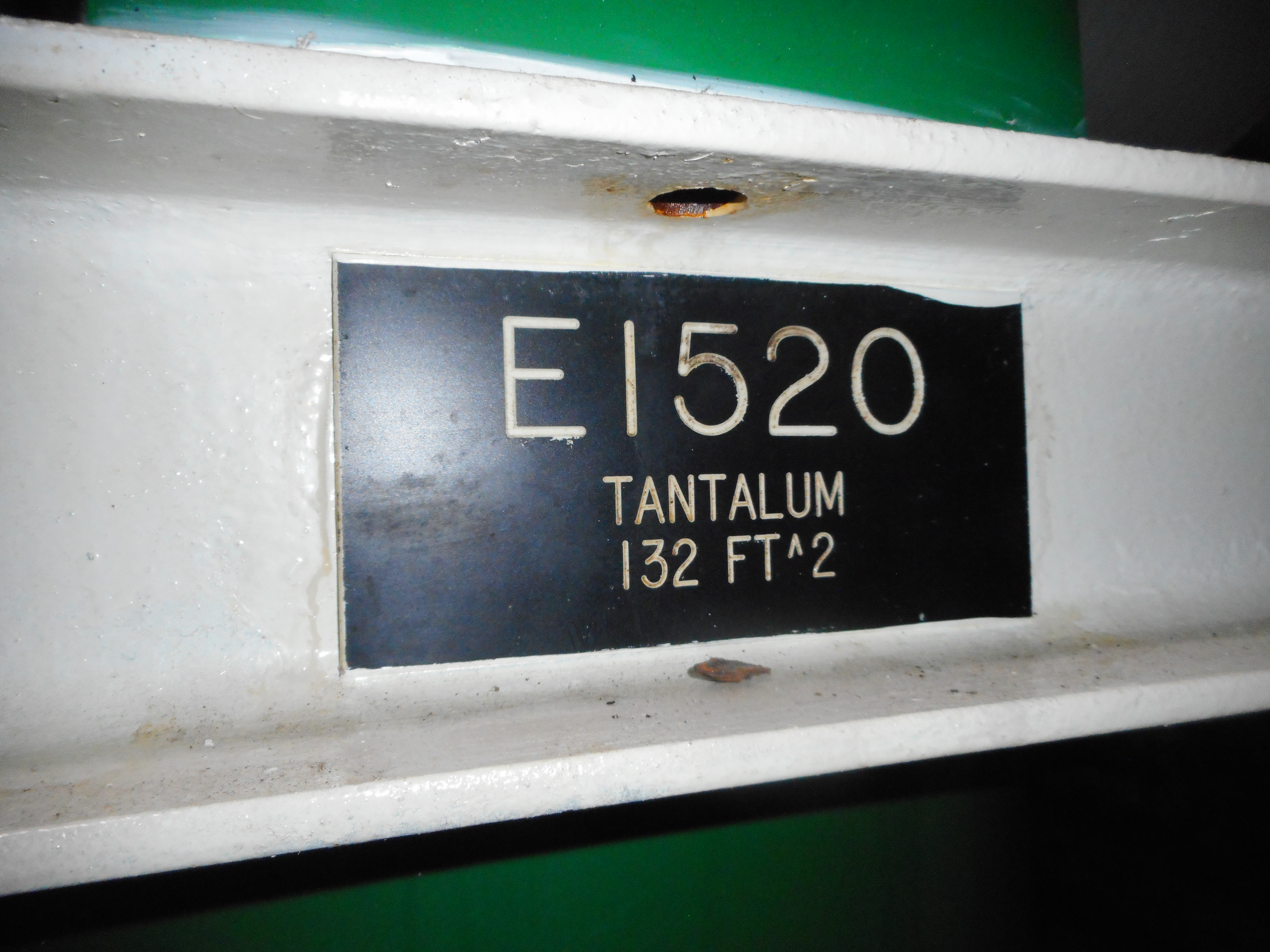 Tantalum Clad Cosmos Minerals BEM-18-1-48 Shell and Tube Heat Exchanger - IPP# 233020