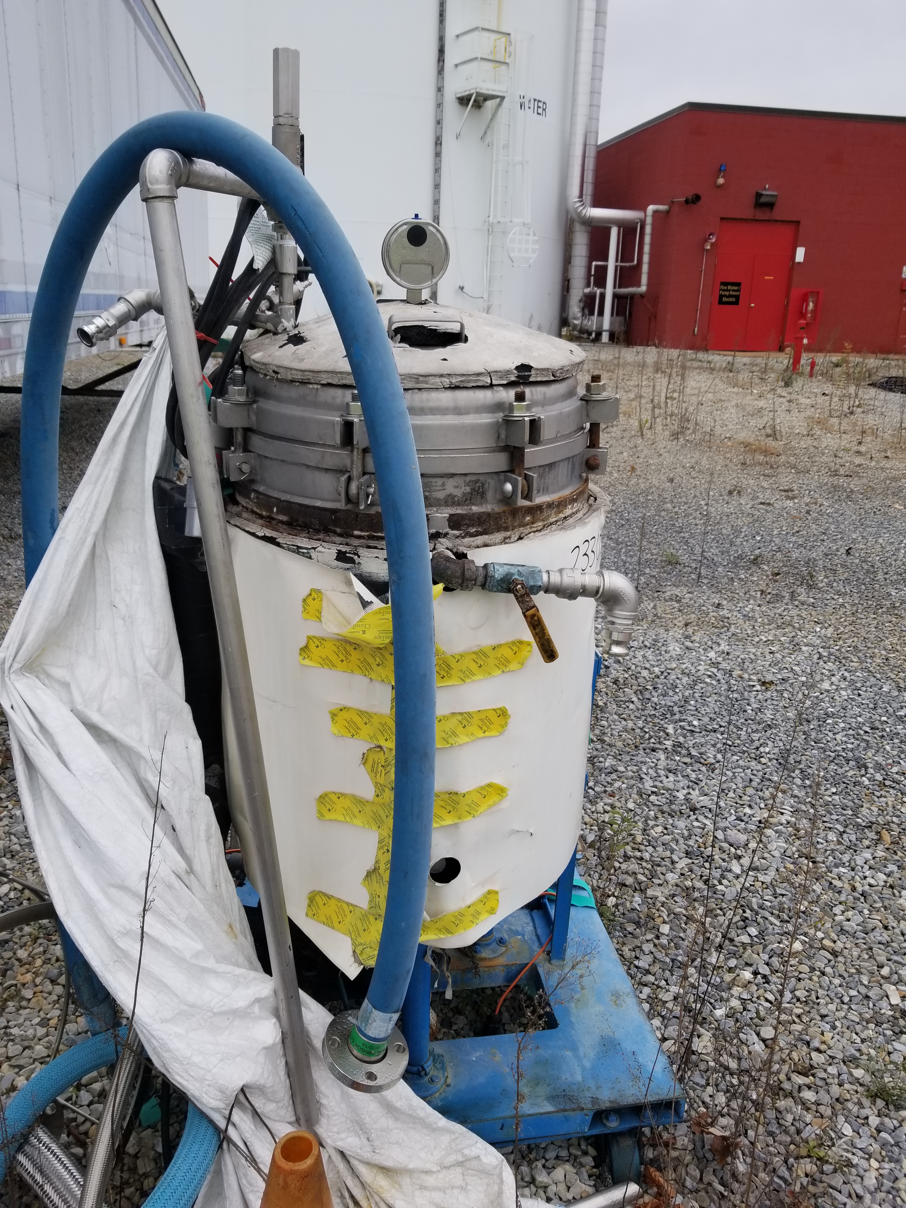 Stainless Steel 316 Sparkler 18 D 12 Pressure Leaf Filter - IPP# 233032